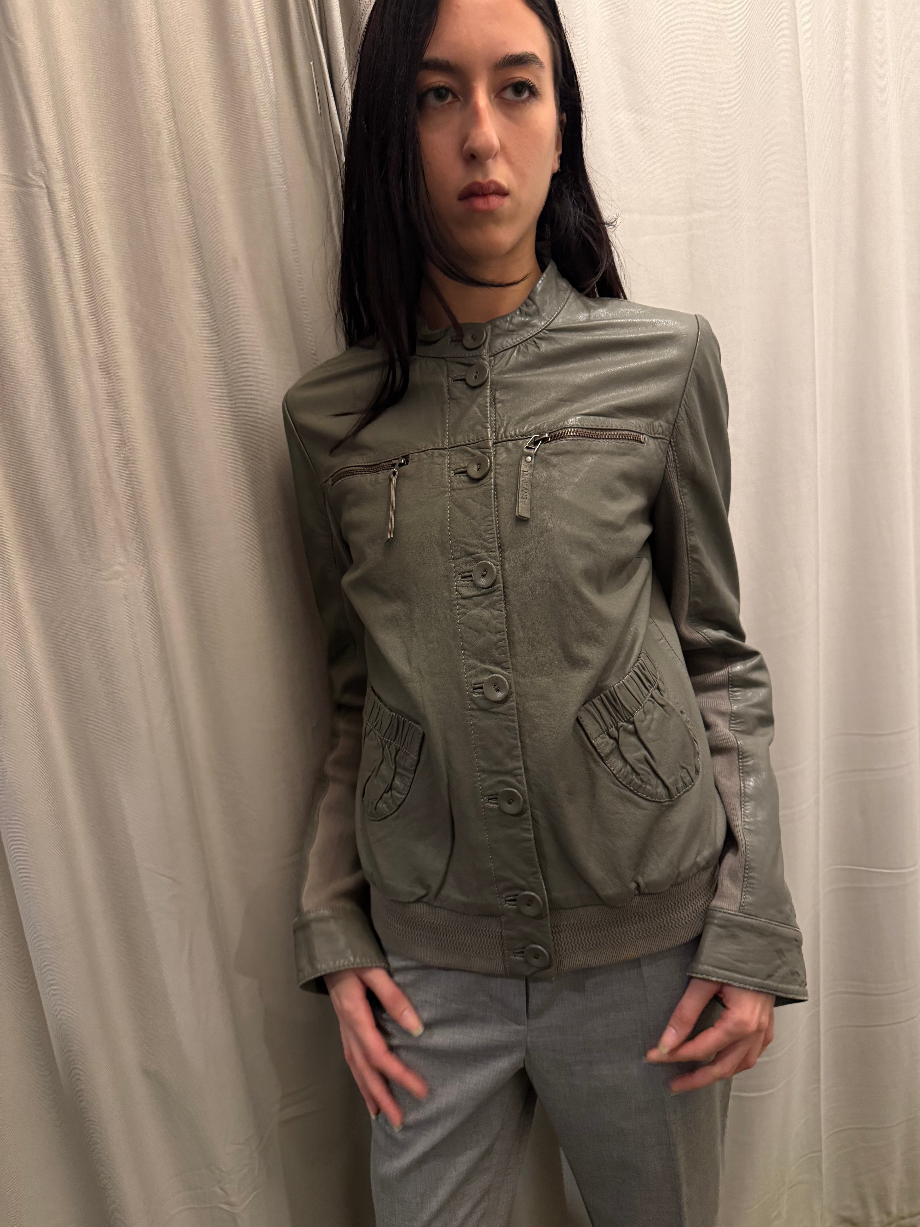 Liu Jo Jeans Leather Moto Jacket