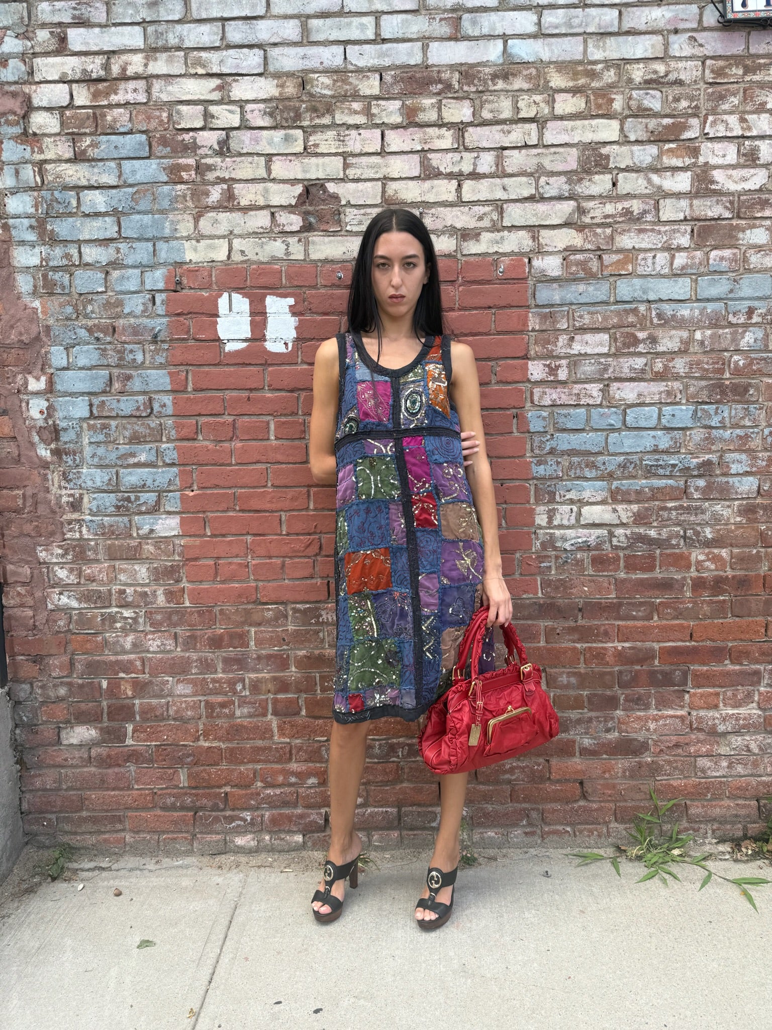 Gaultier Jeans Patchwork Dress