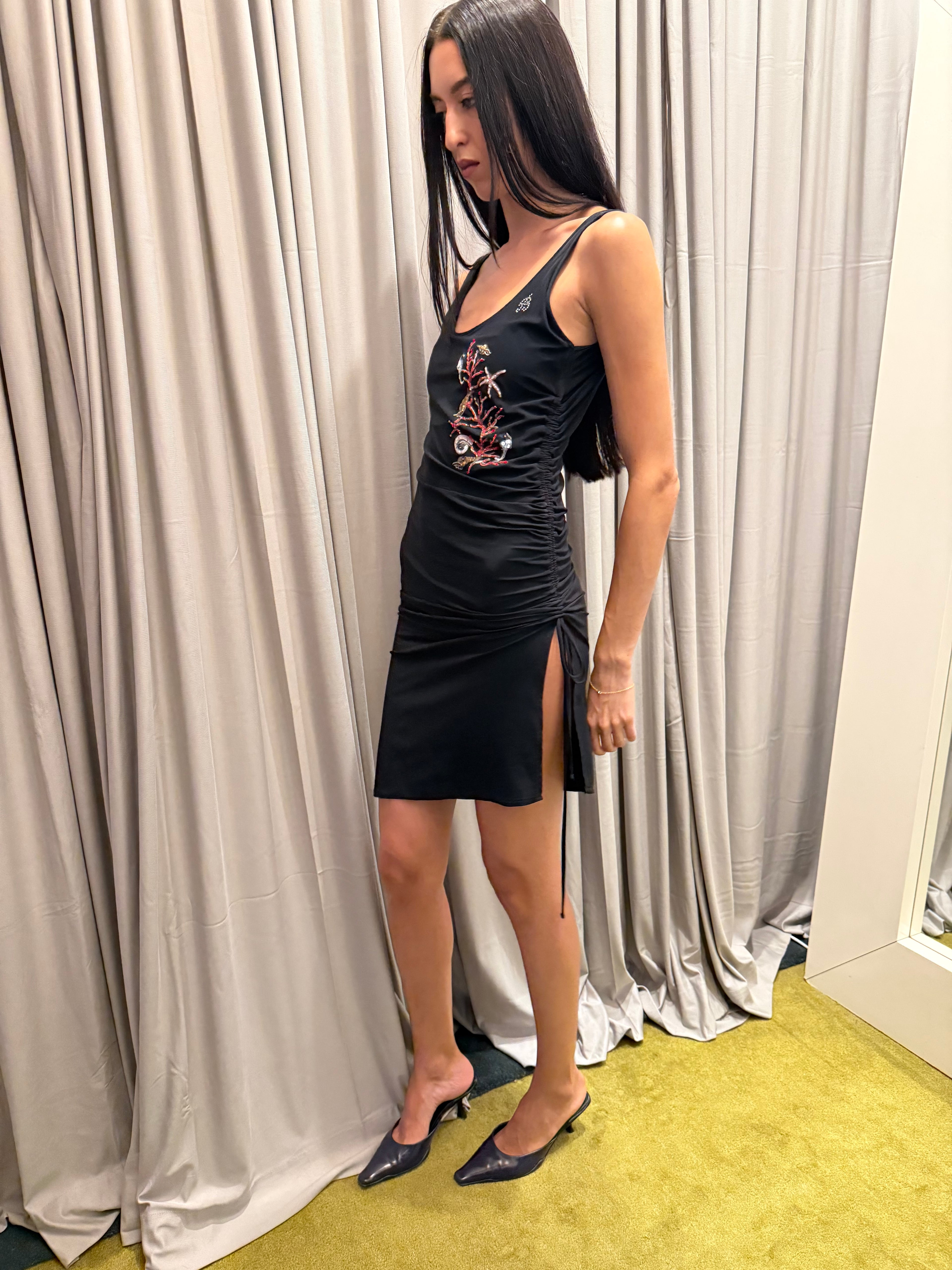 Blumarine Beachwear Coral Dress