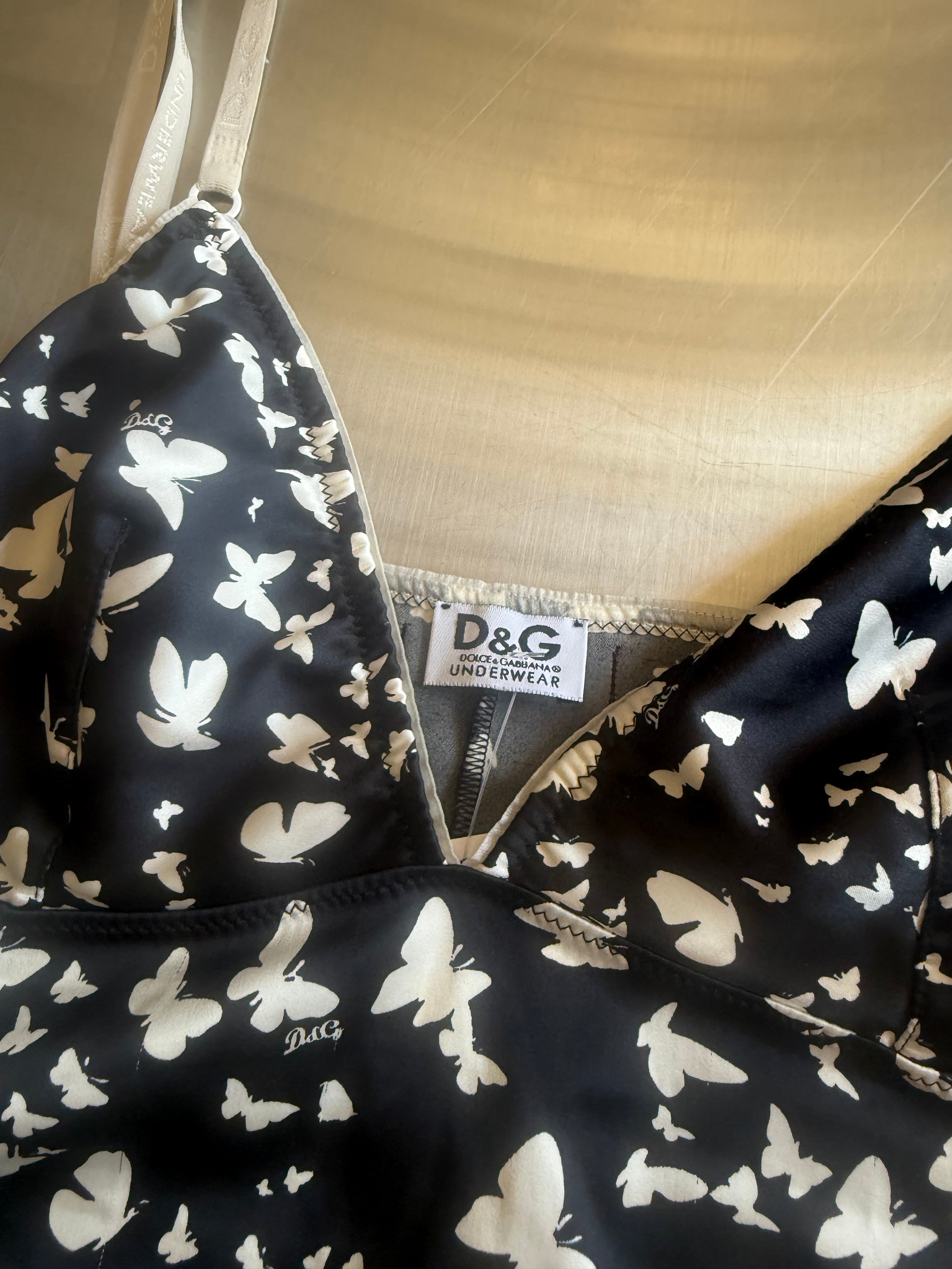 D&G Underwear Butterfly Top