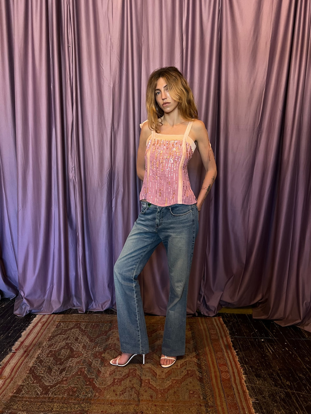 Voyage Passion Heart Denim Jeans