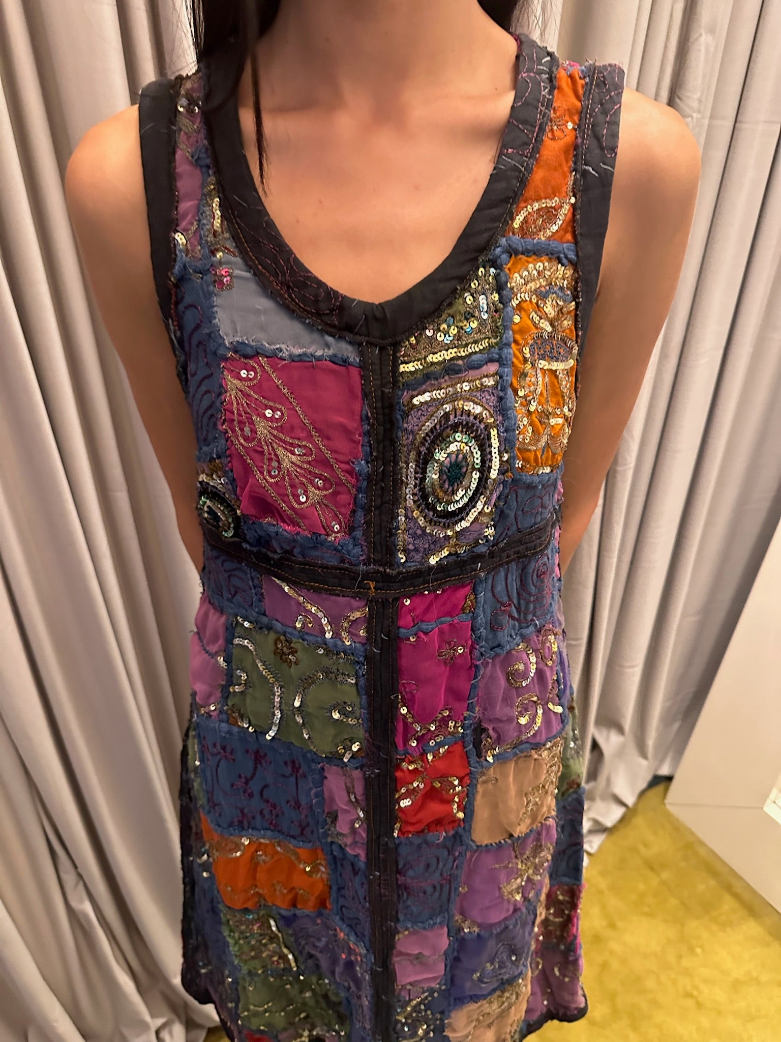 Gaultier Jeans Patchwork Dress