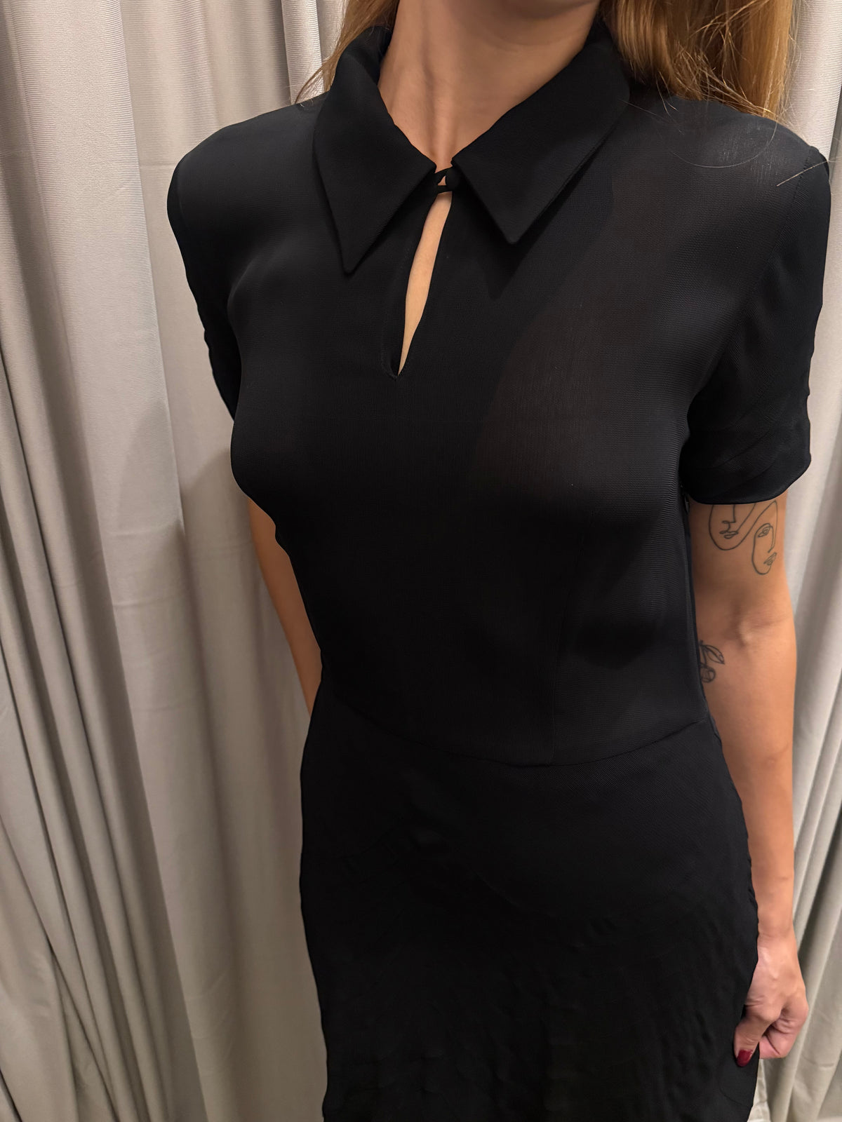 Moschino Couture Black Dress