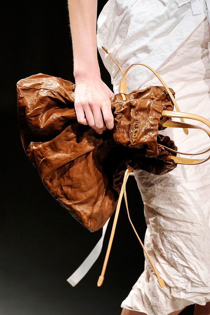 Prada SS2009 Nappa Antiquated Leather Tote