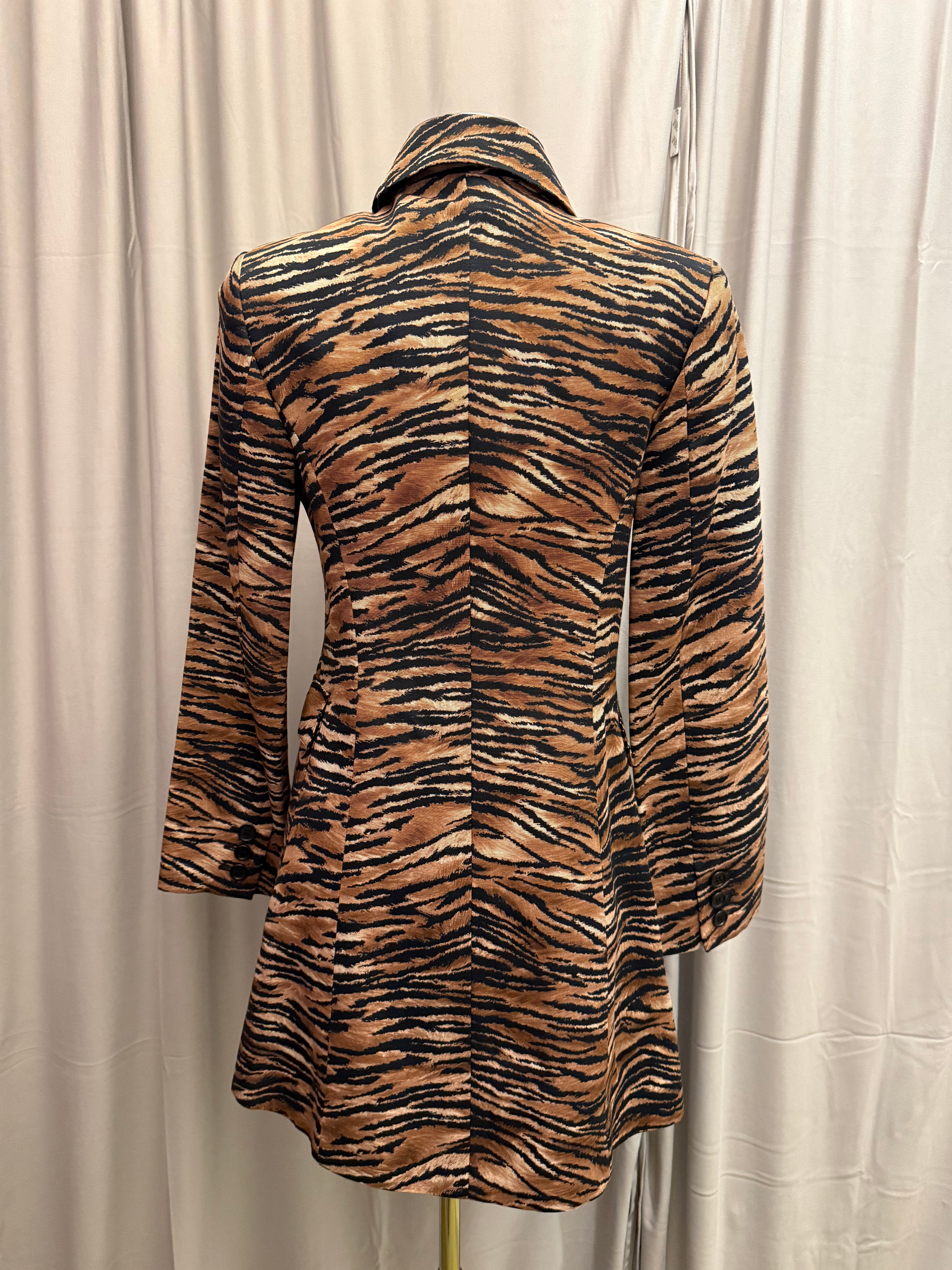 Ozbek Animal Print Coat