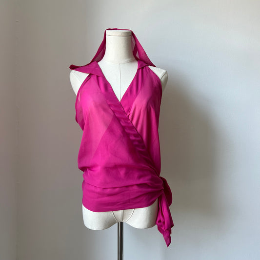 Italian vintage pink top