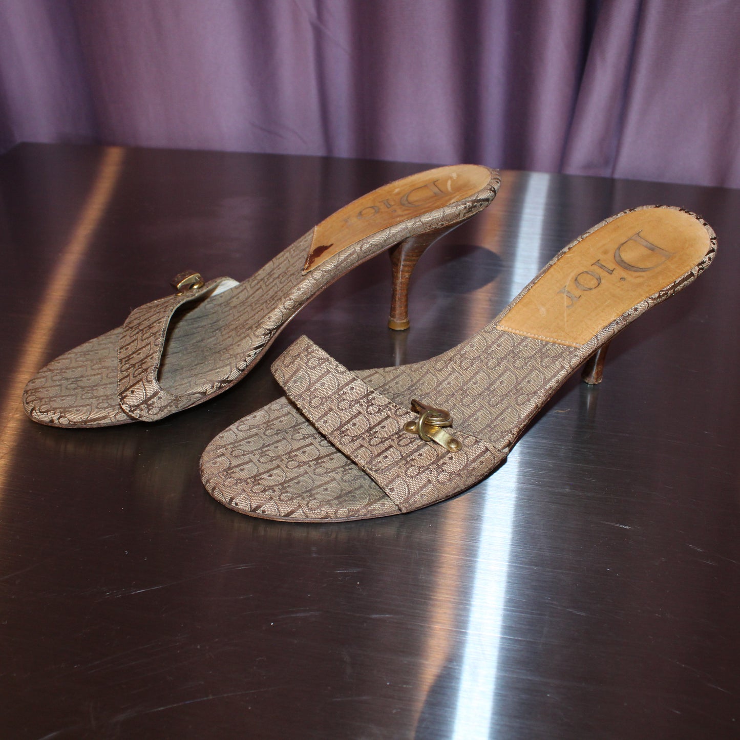 Vintage Dior Monogram Heels