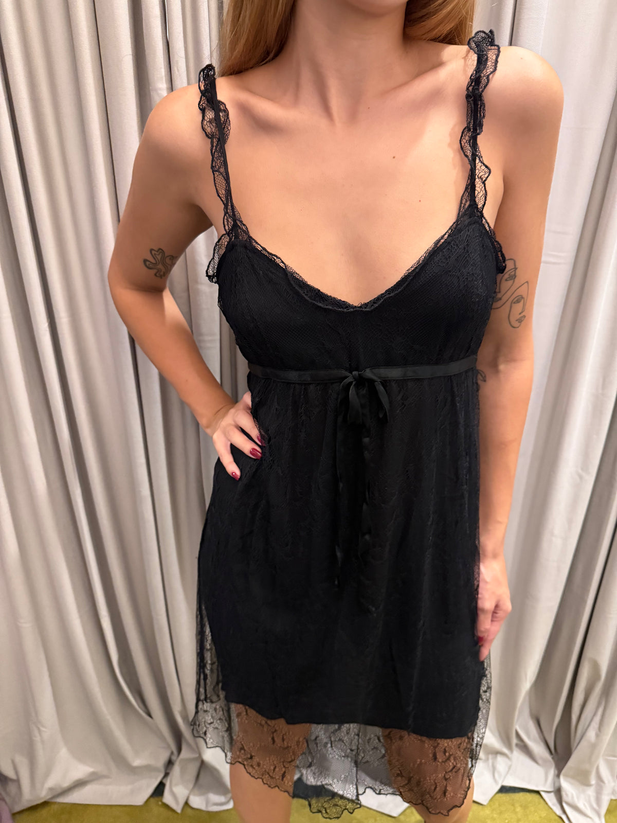 Atos Lombardini Black Dress