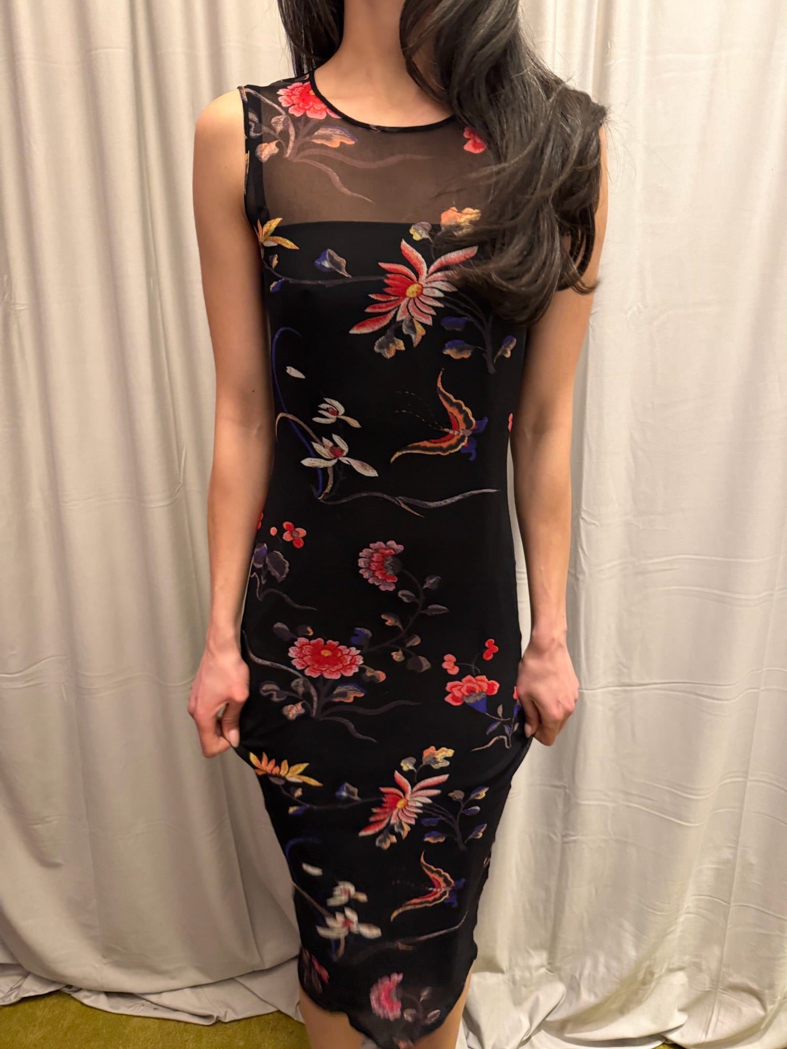 Dolce and Gabbana Mesh Dress W/ Lining