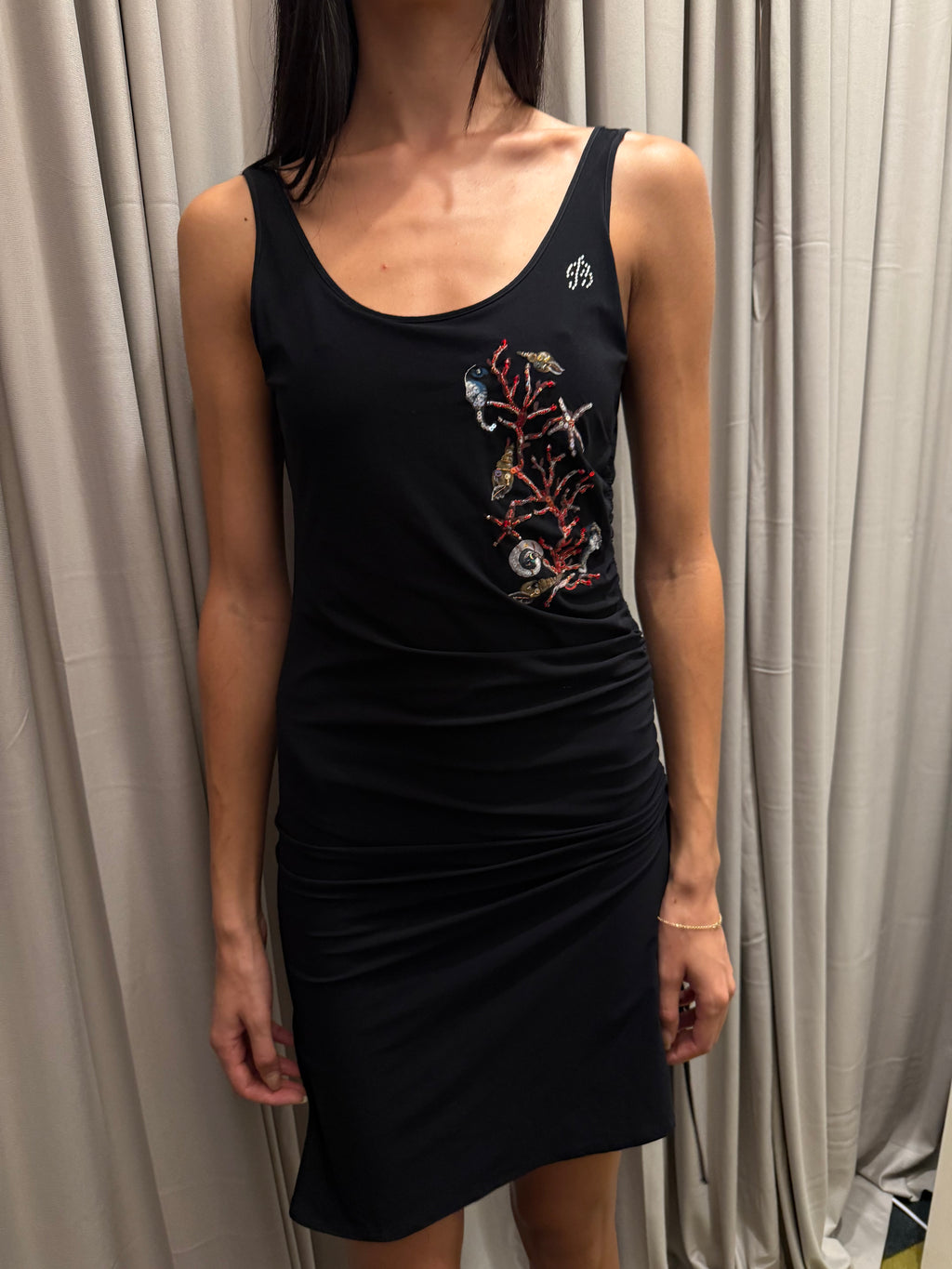 Blumarine Beachwear Coral Dress