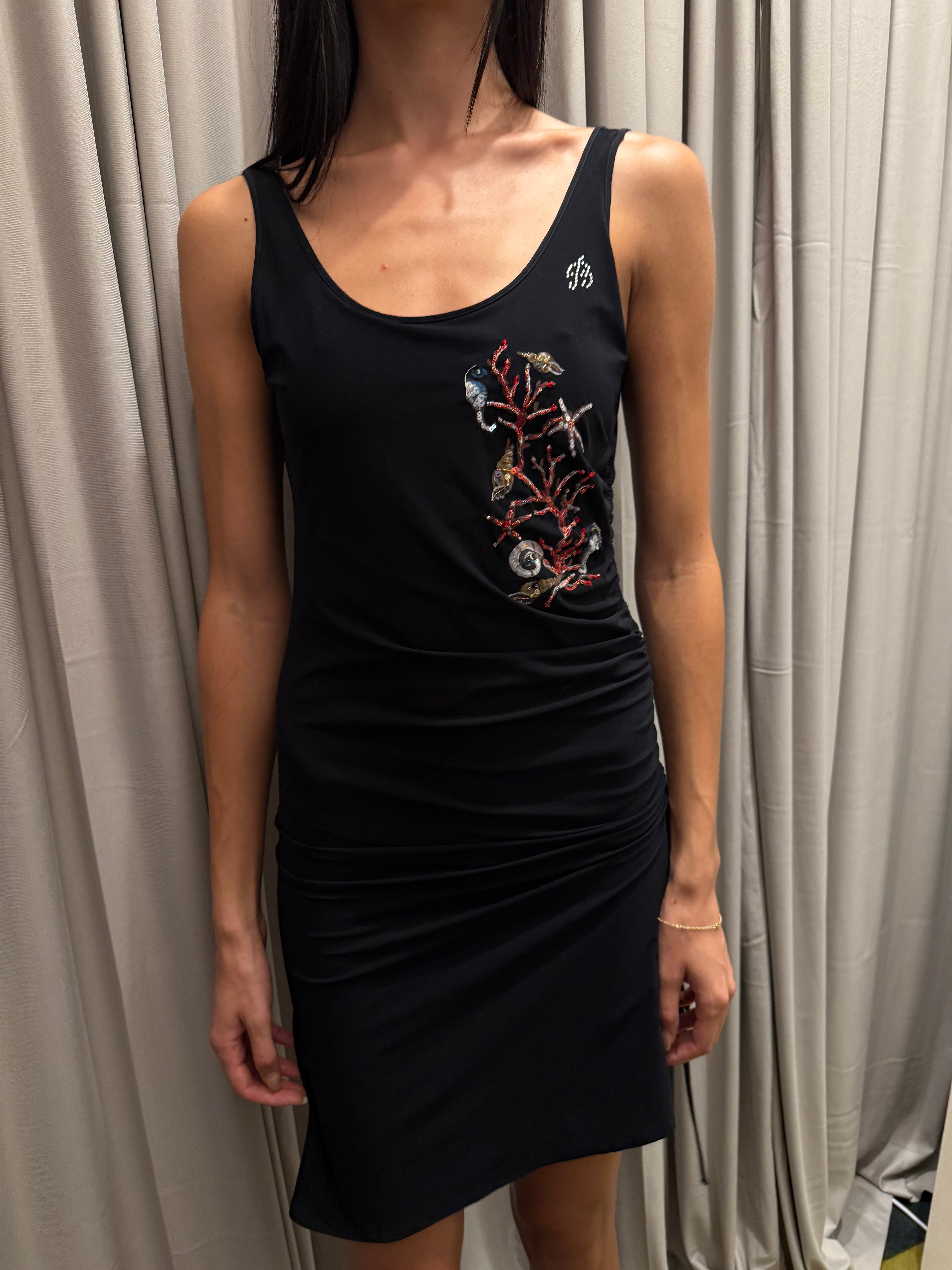 Blumarine Beachwear Coral Dress