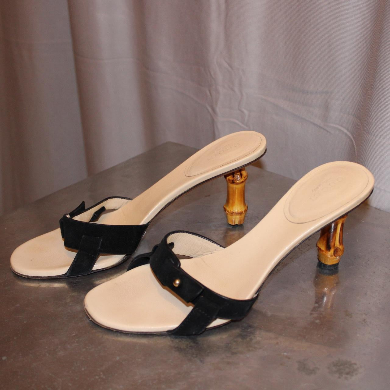 Gucci Bamboo Kitten Heels