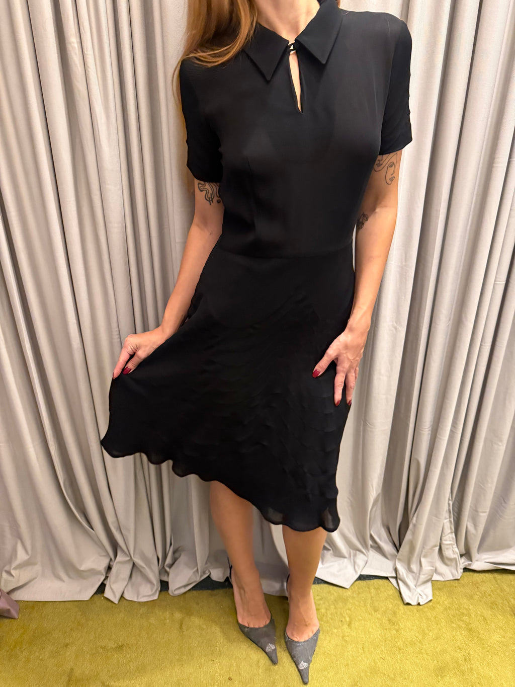 Moschino Couture Black Dress