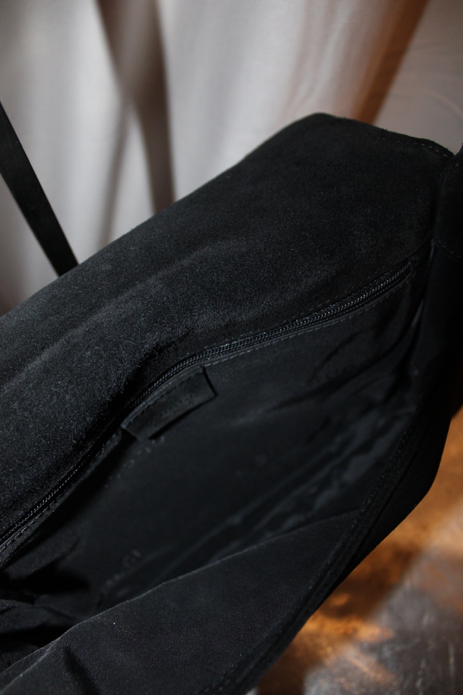 Gucci Bamboo Shoulder Suede Bag