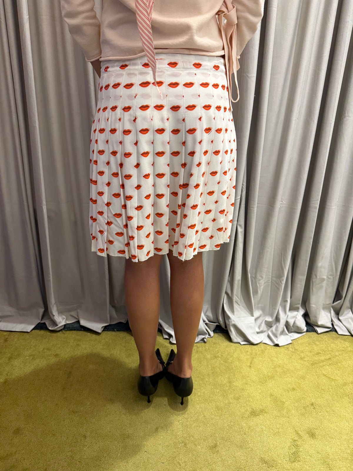 Prada S/S 2000 Reissue Lip Print Skirt from Resort 2011