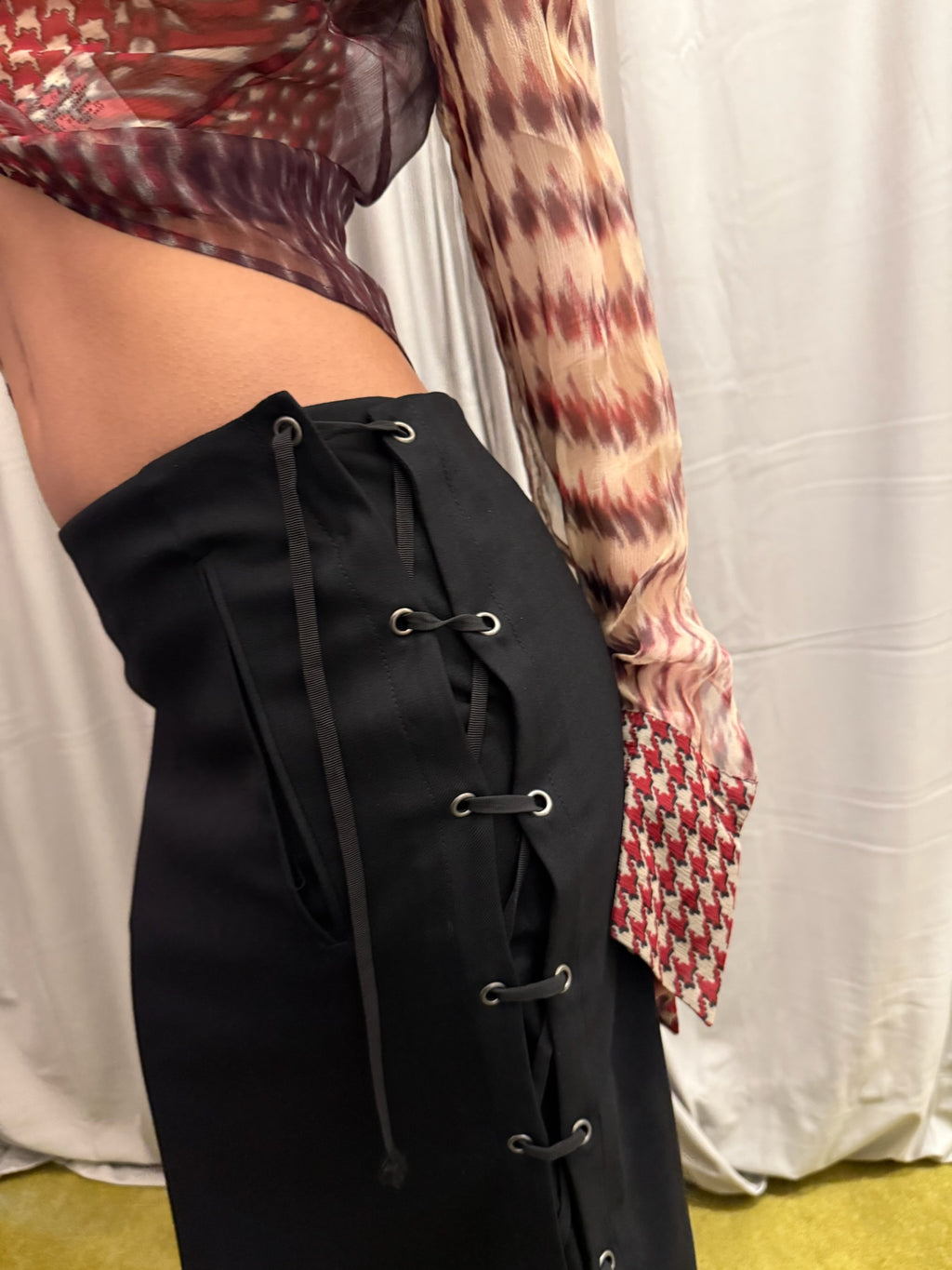 YSL by Tom Ford Era Wool Skirt