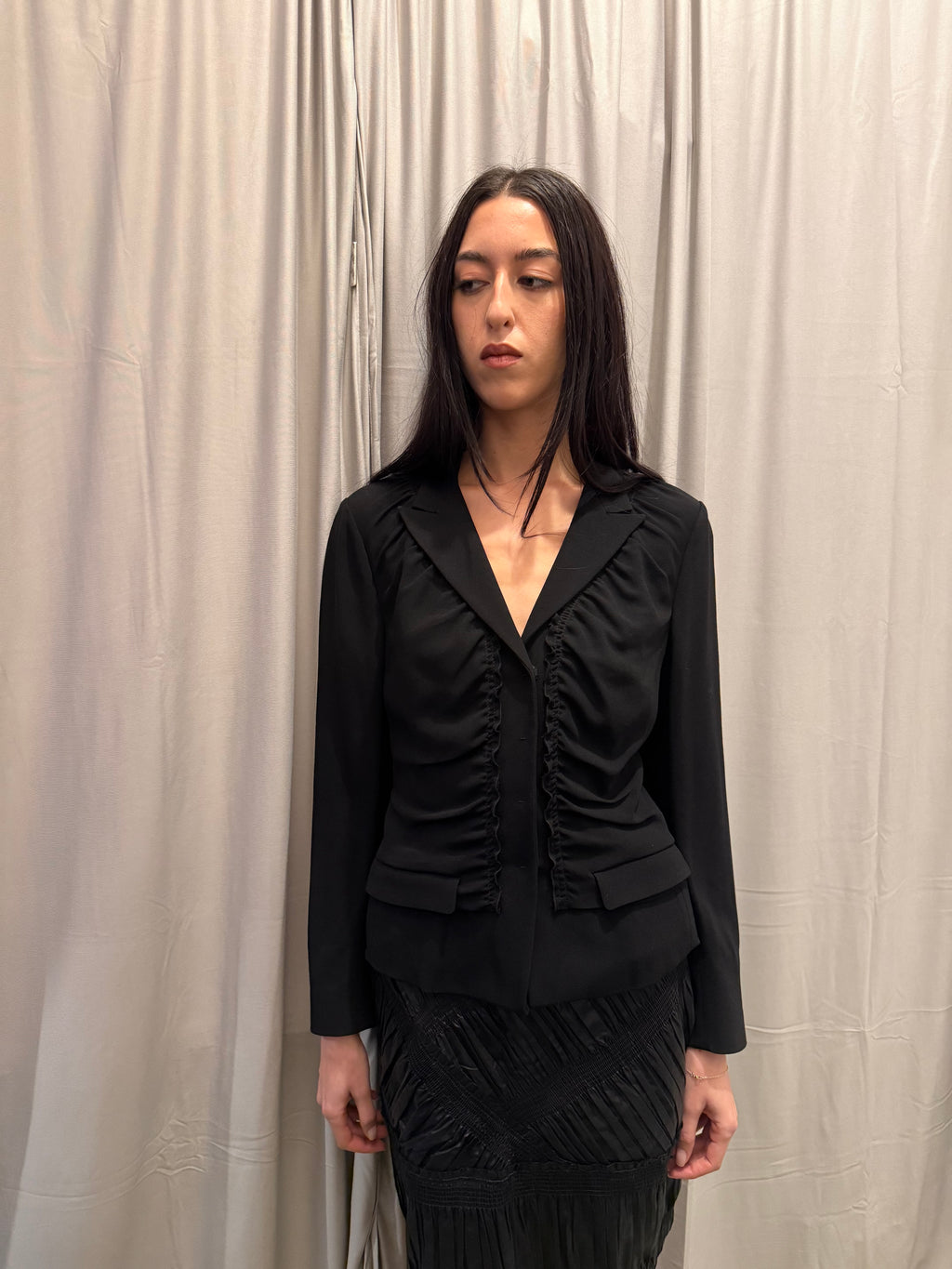 Prada Ruched Blazer