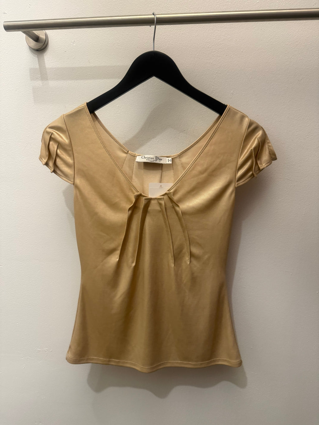 Dior S/S 2007 Gold Top