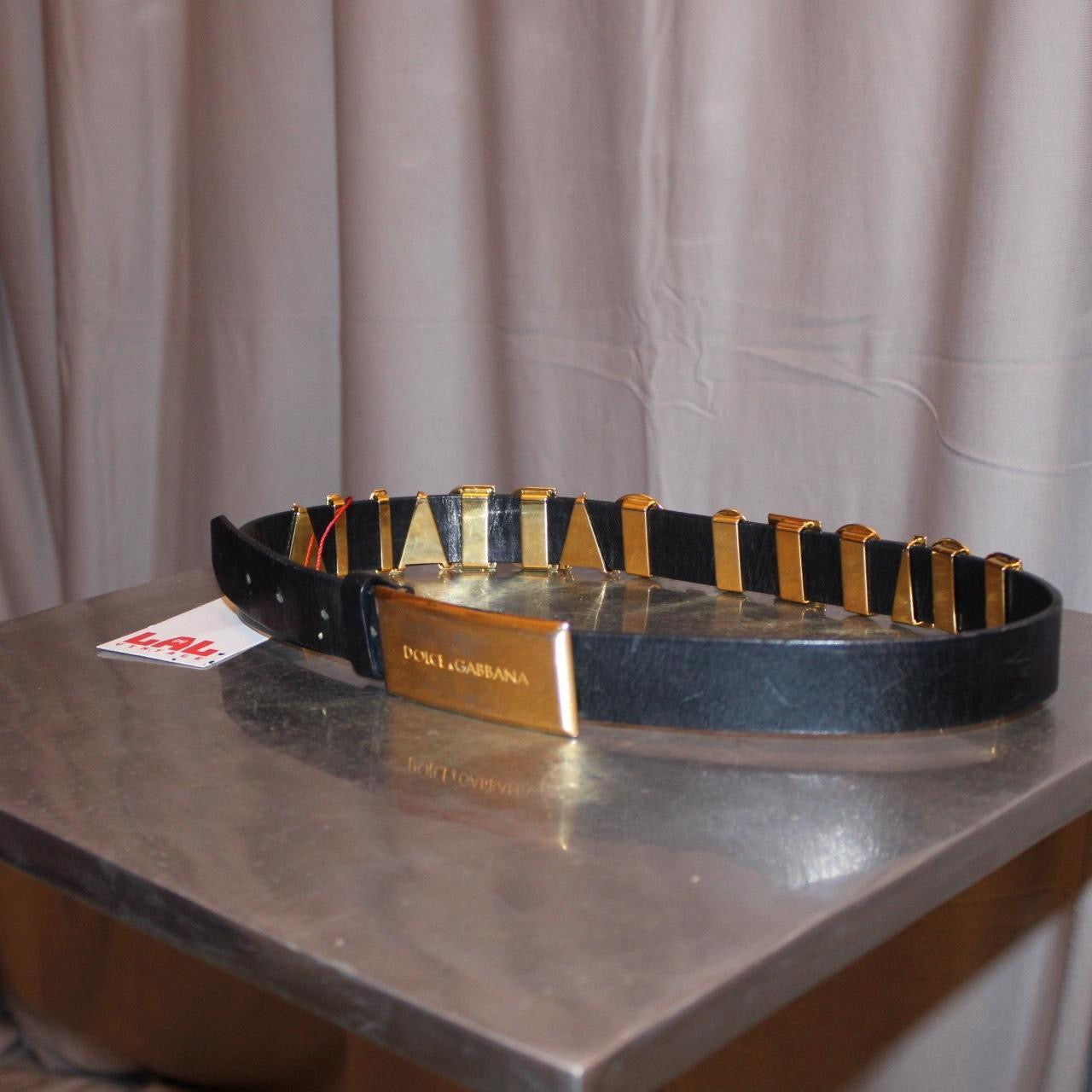 Dolce & Gabbana S/S 2002 Leather Belt