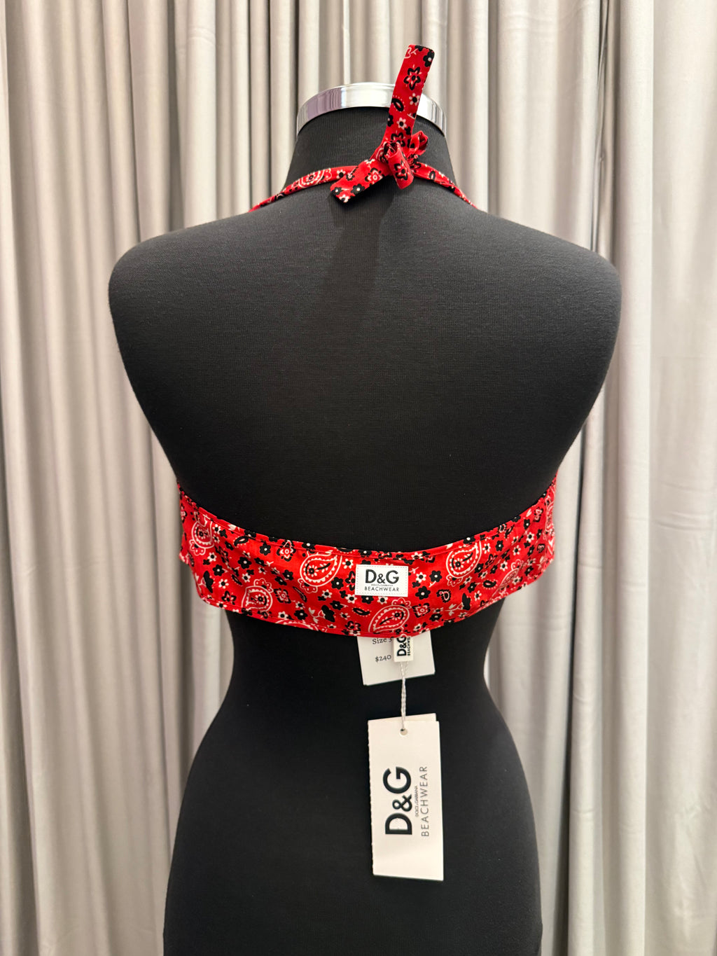 D&G Beachwear Bustier Top