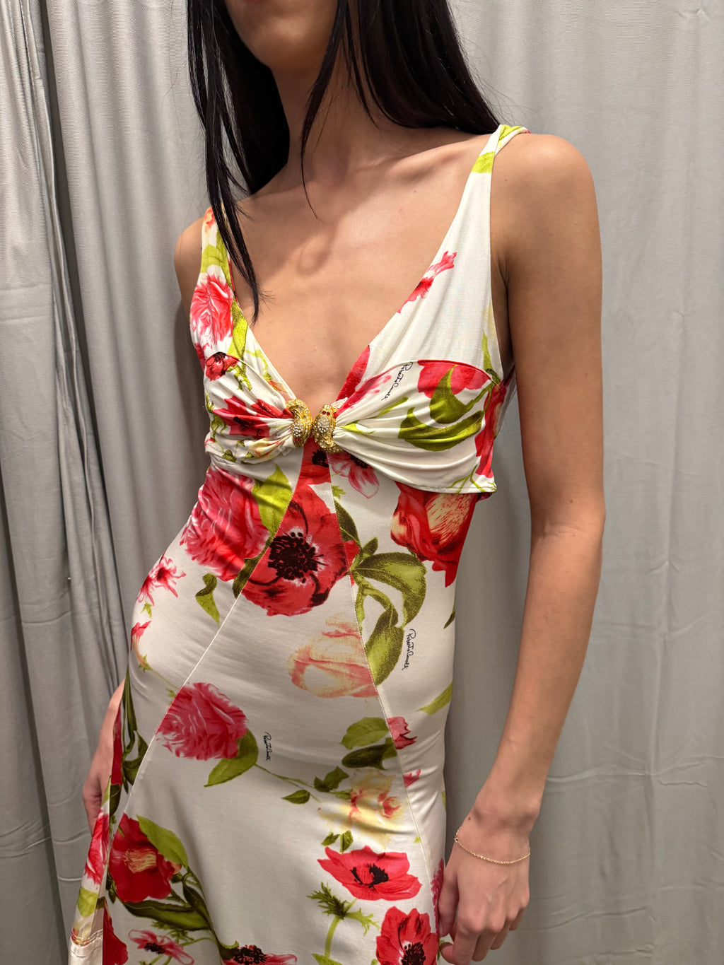 Roberto Cavalli Floral Dress