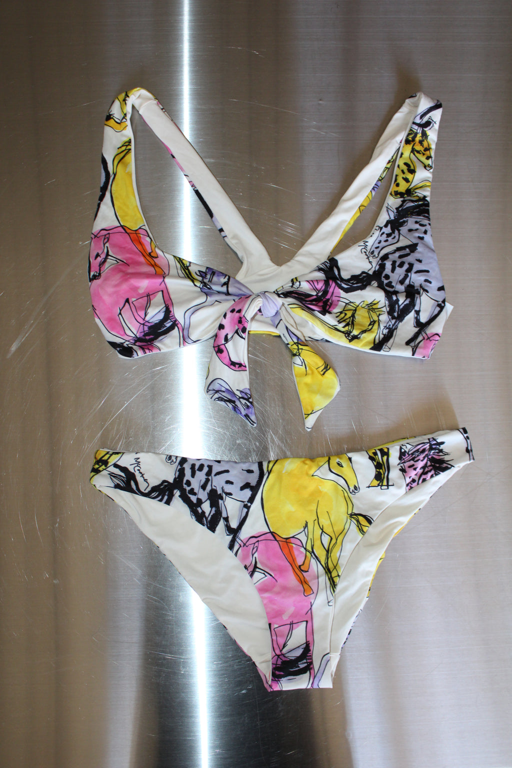 Stella McCartney Horse Print Deadstock Bikini Set