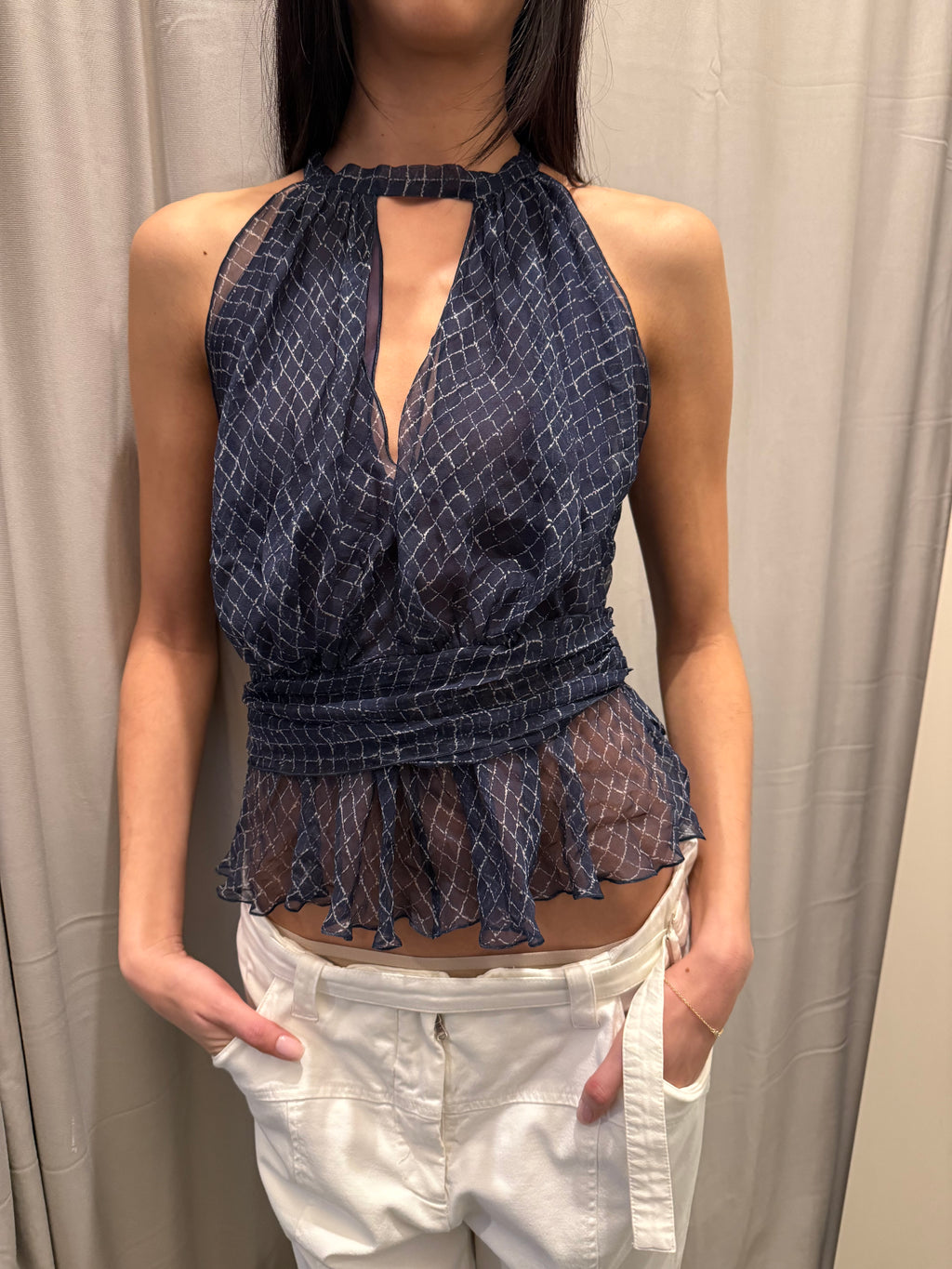 Alberta Ferretti Silk Blouse