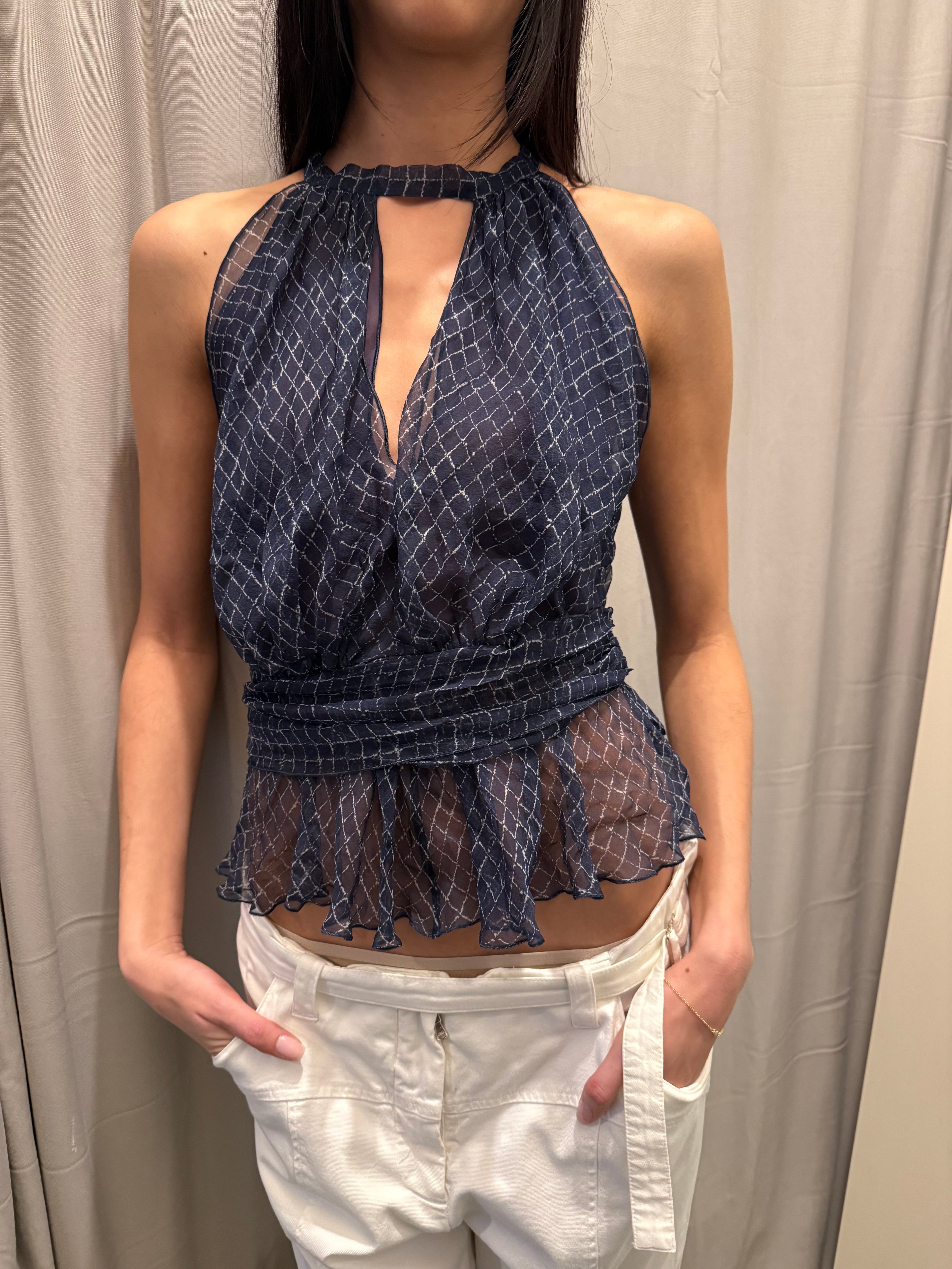 Alberta Ferretti Silk Blouse