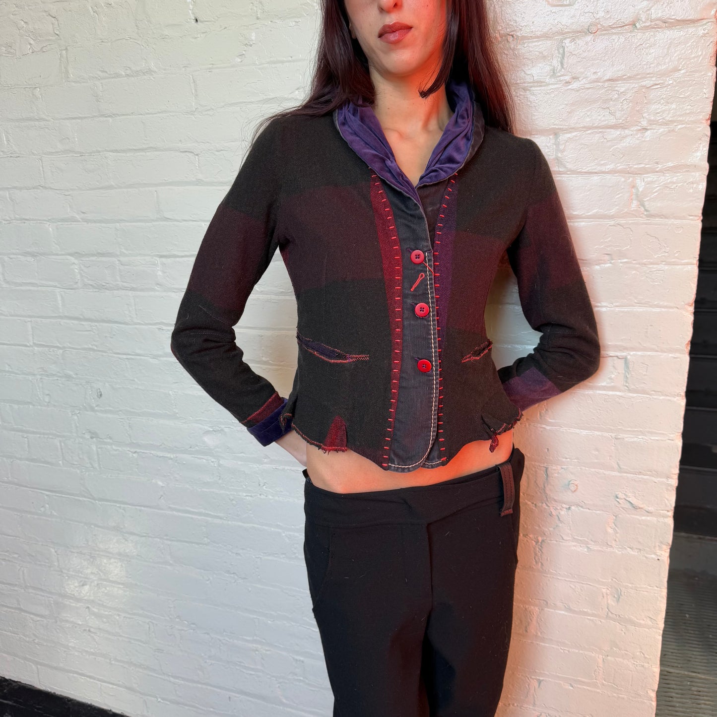 Marithe Francois Girbaud Wool Jacket