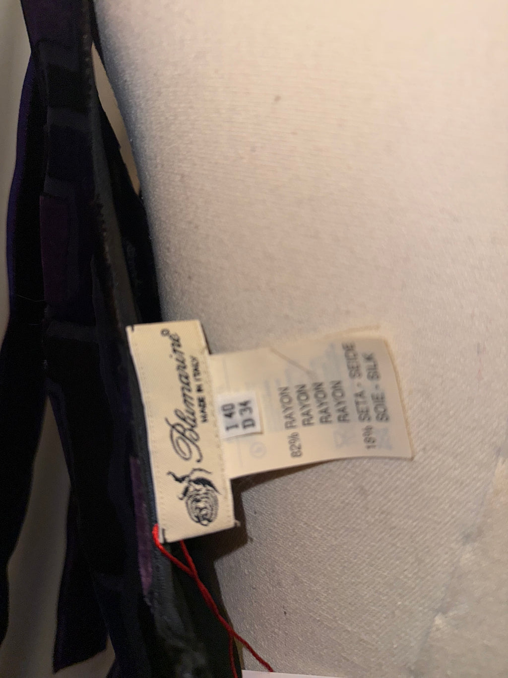 Blumarine Velvet Dress