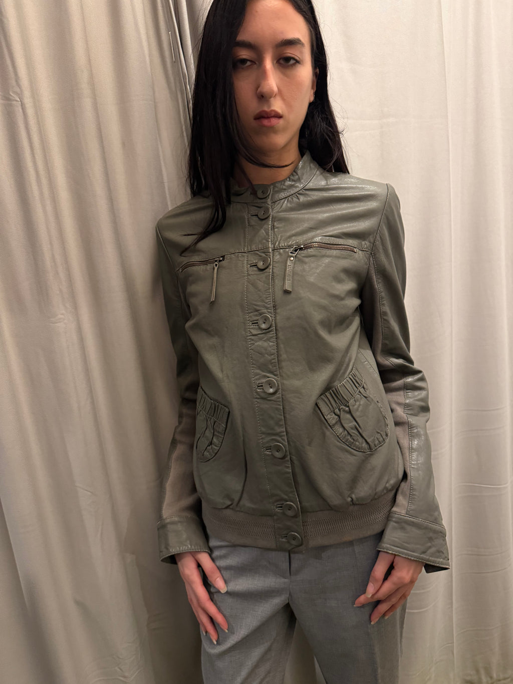 Liu Jo Jeans Leather Moto Jacket