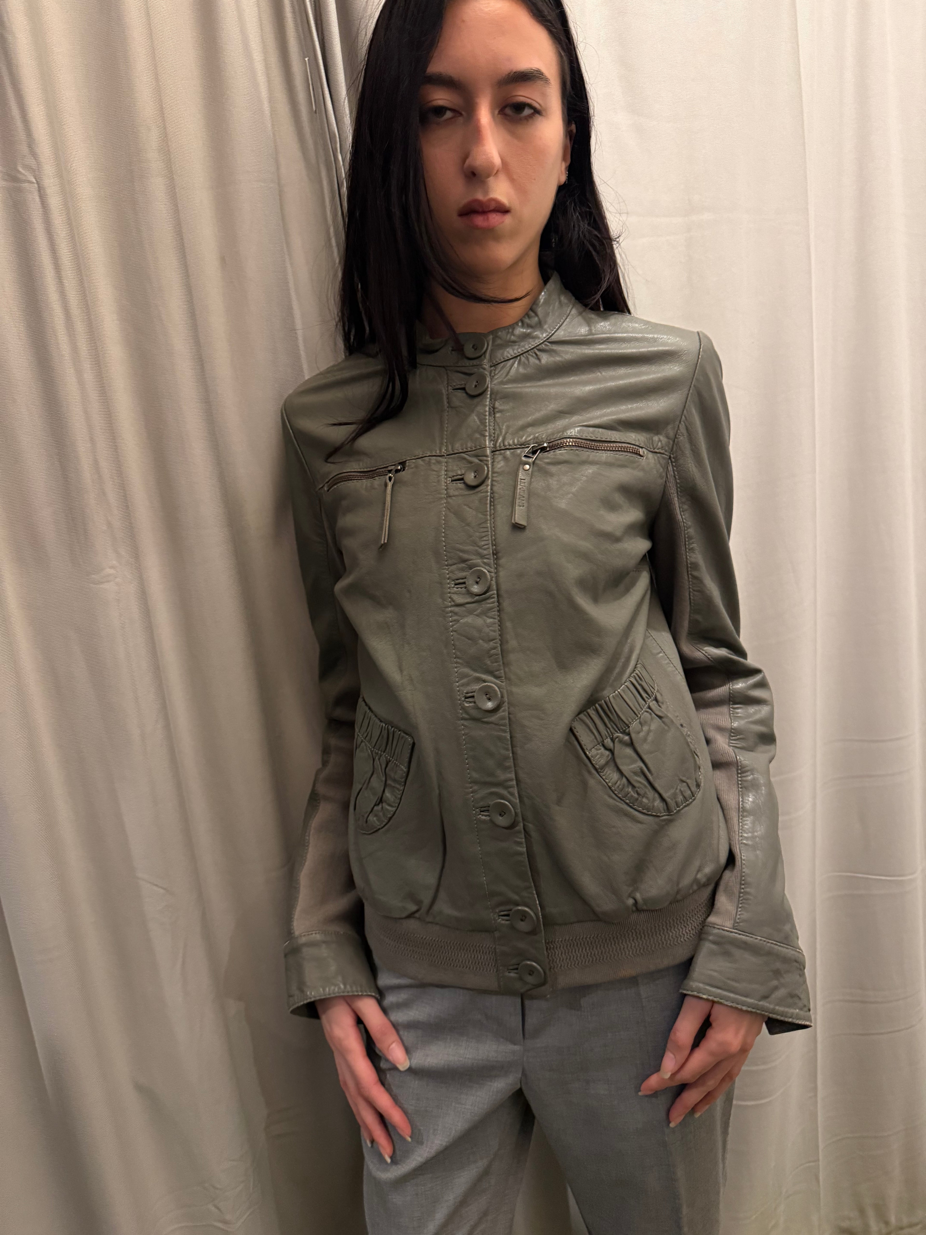 Liu Jo Jeans Leather Moto Jacket