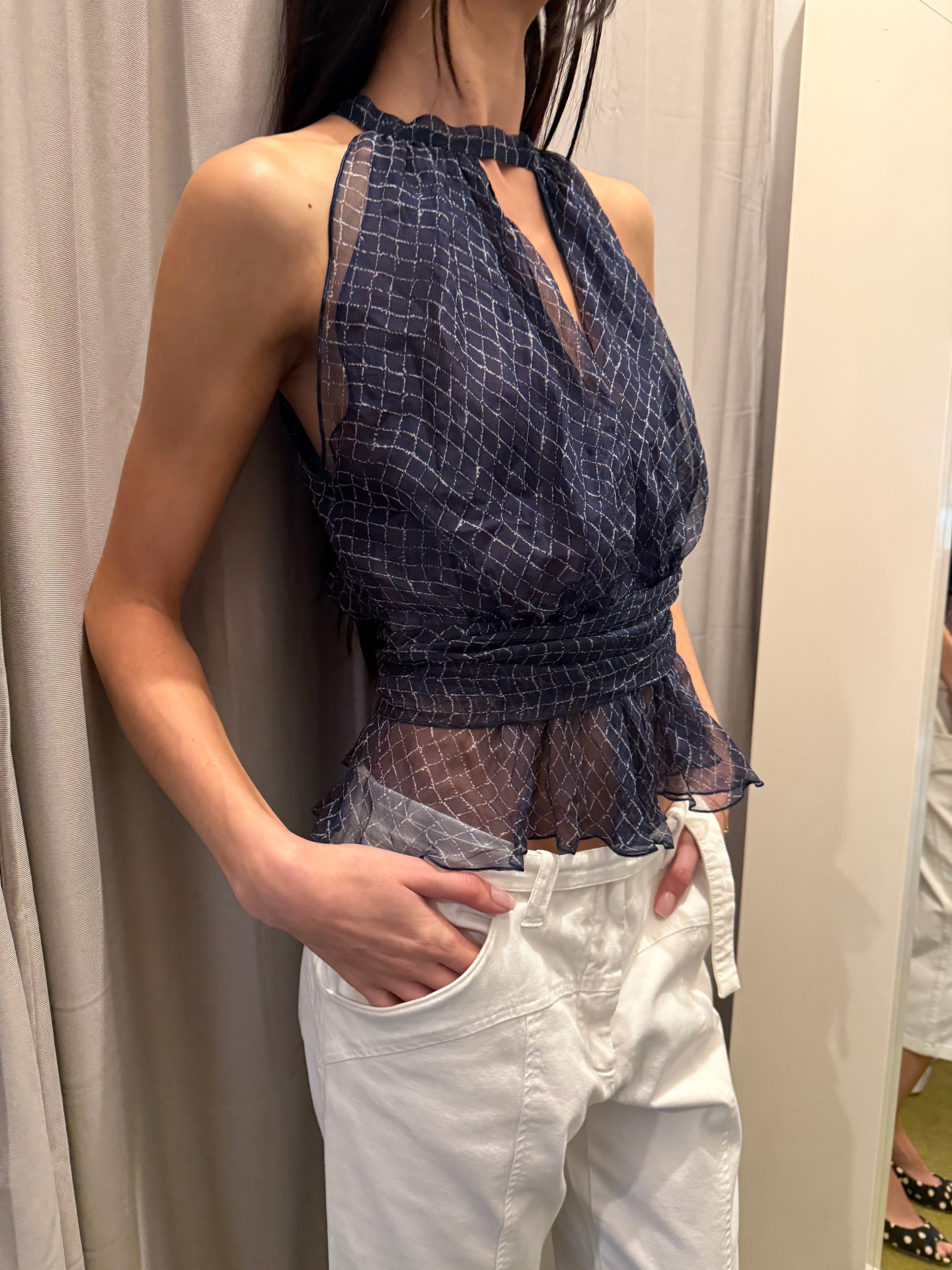 Alberta Ferretti Silk Blouse