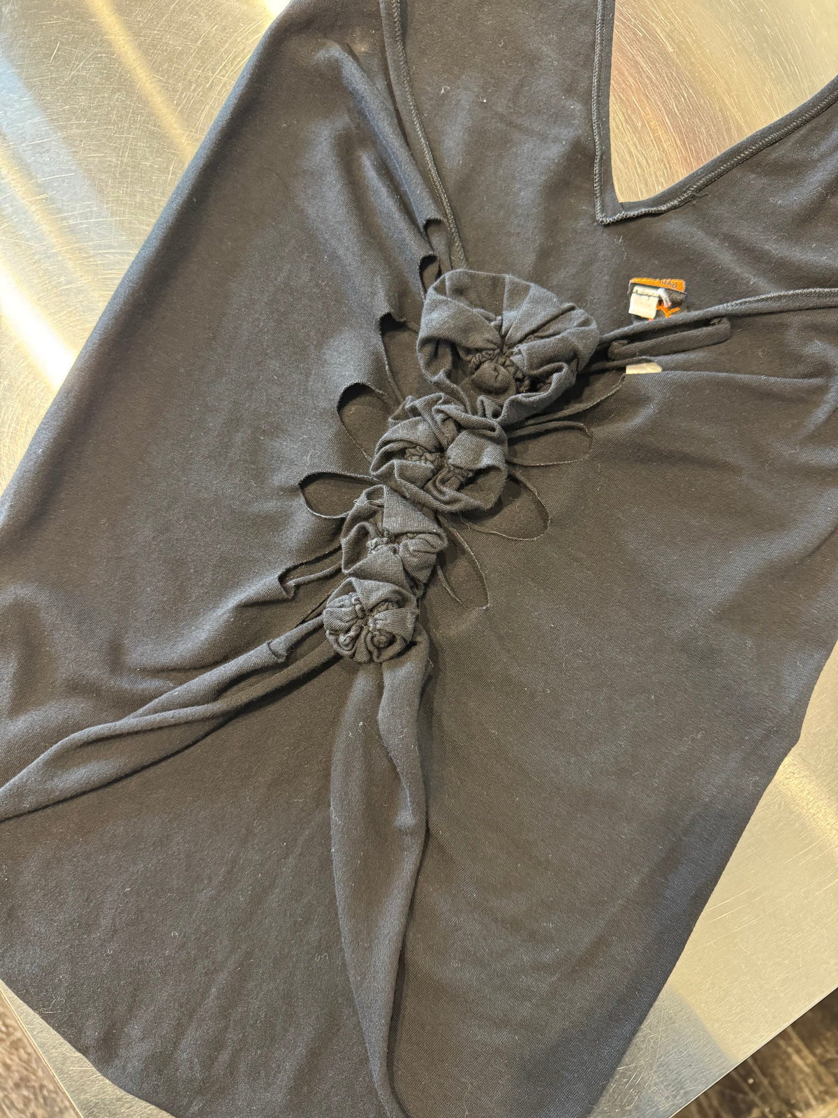 Jean Paul Gaultier Black Halter Top