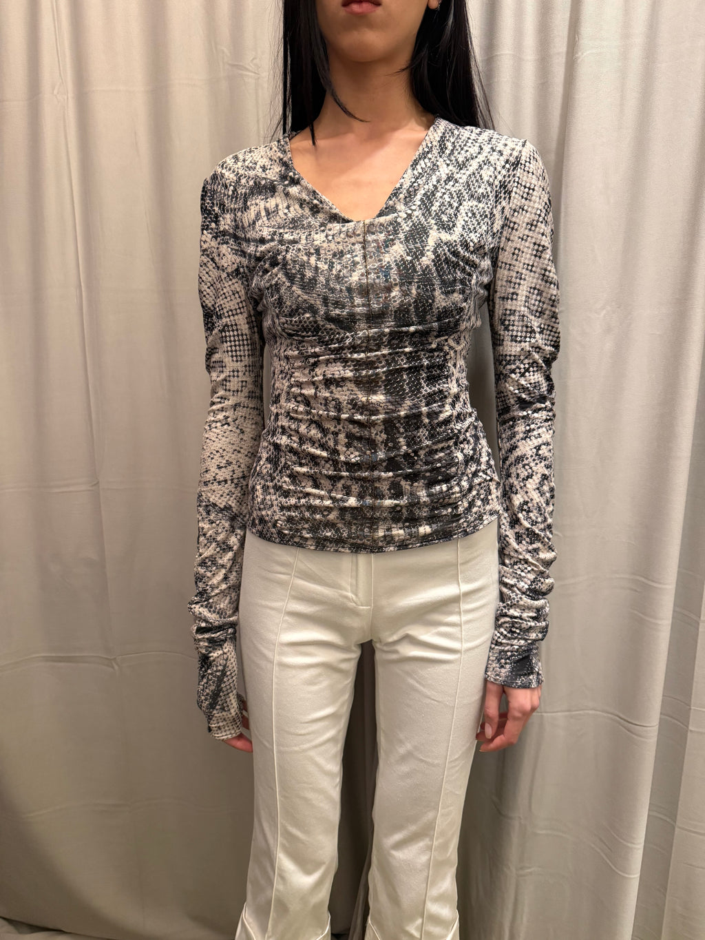 Roberto Cavalli 2003 Leopard Print Top
