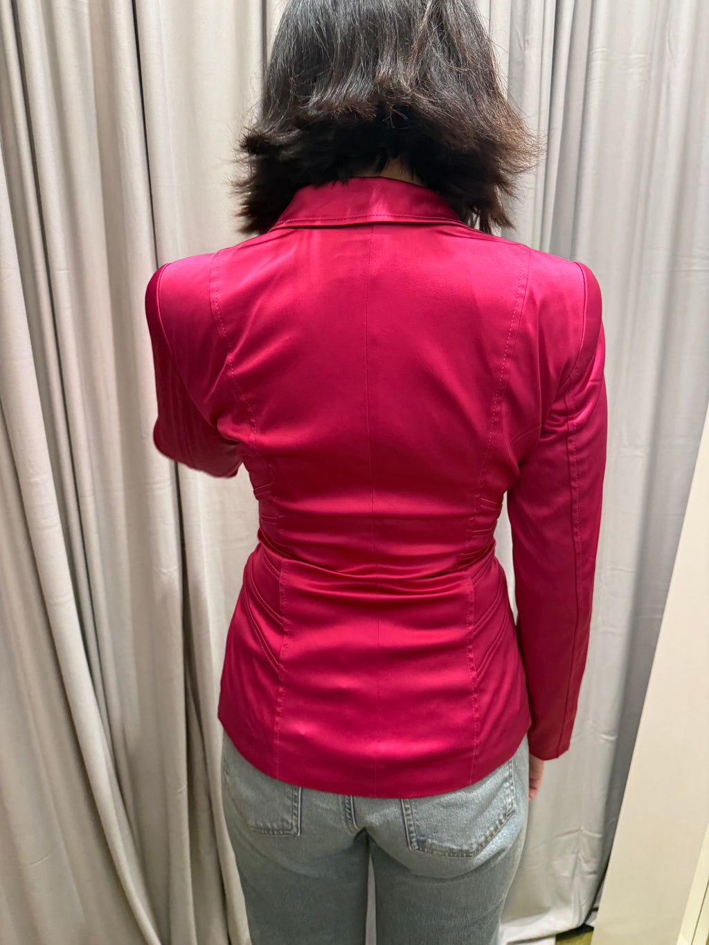 Escada Hot Pink Fitted Blazer