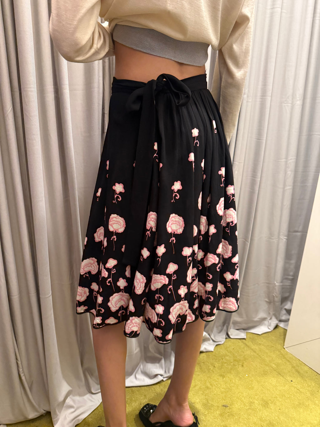 Prada 2014 Floral Skirt