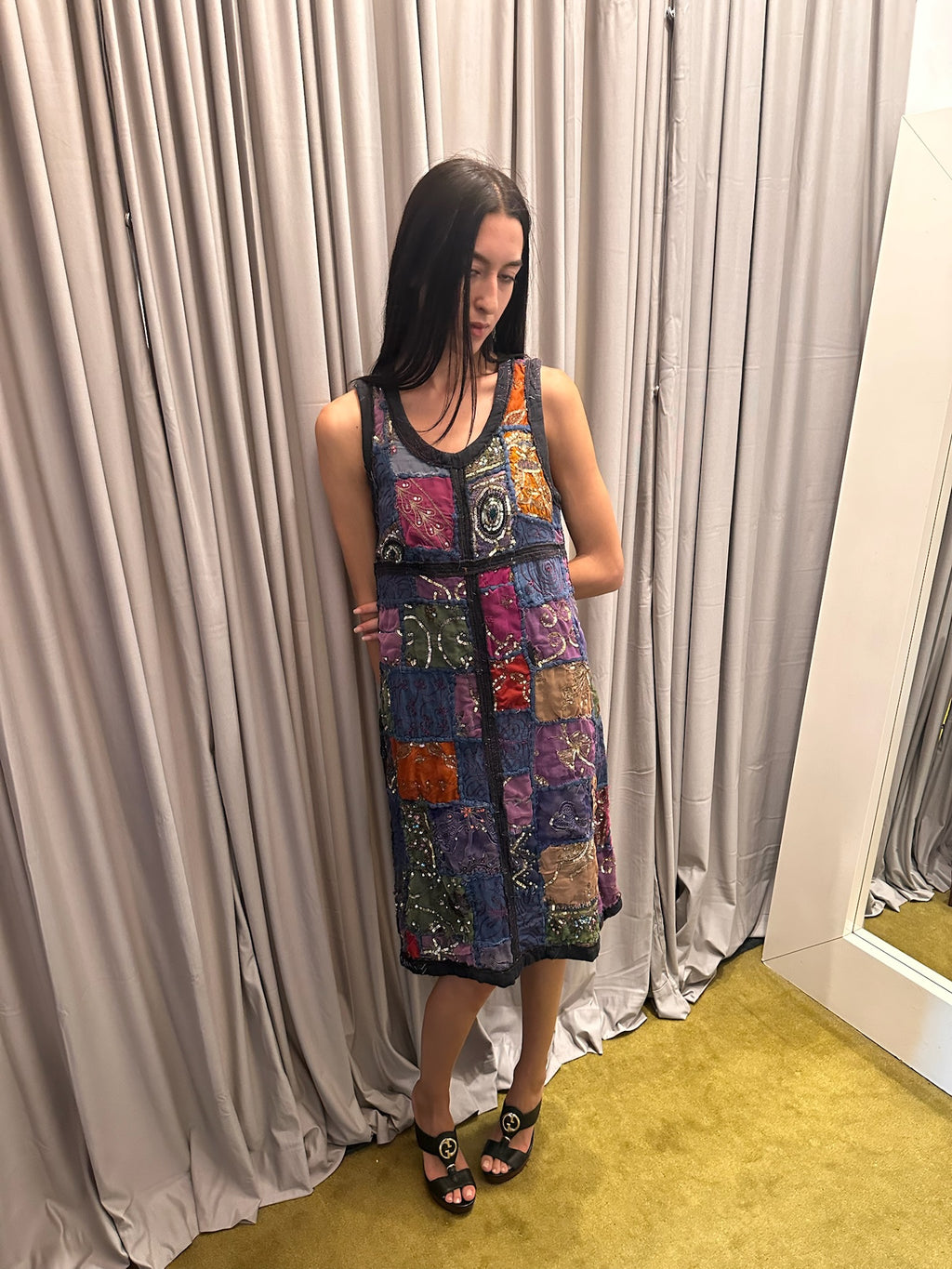 Gaultier Jeans Patchwork Dress