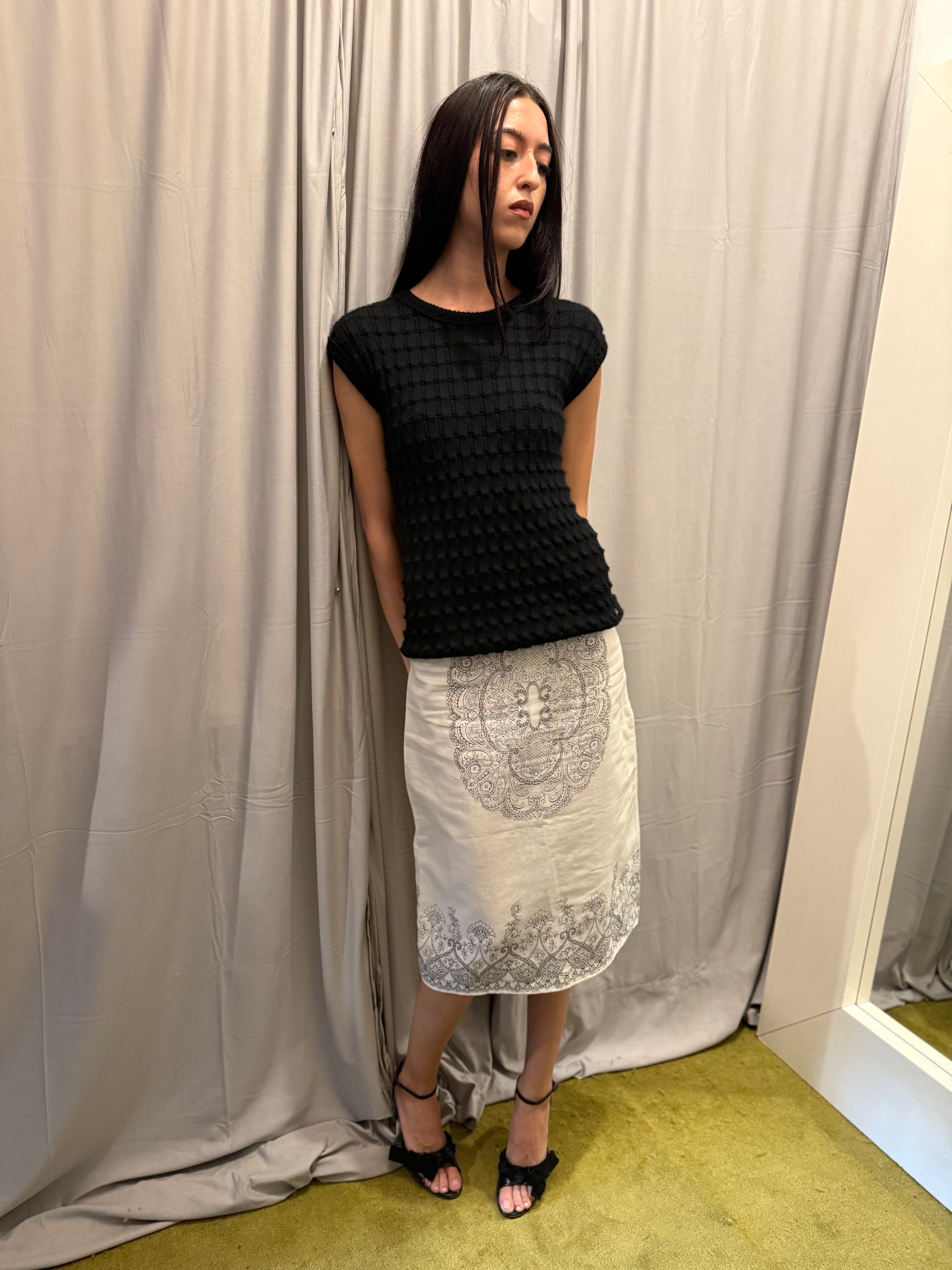 Miu Miu Printed Skirt