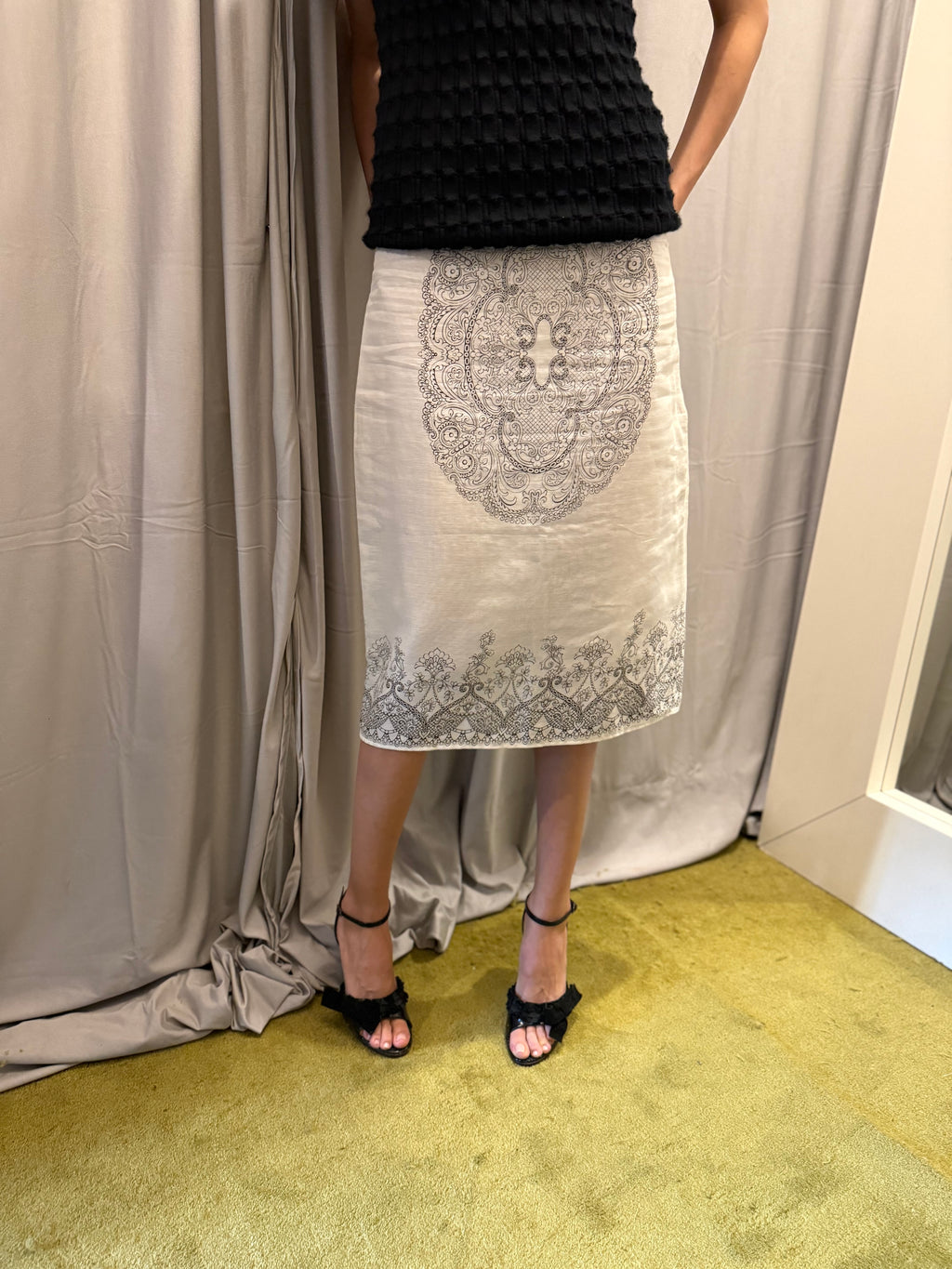 Miu Miu Printed Skirt