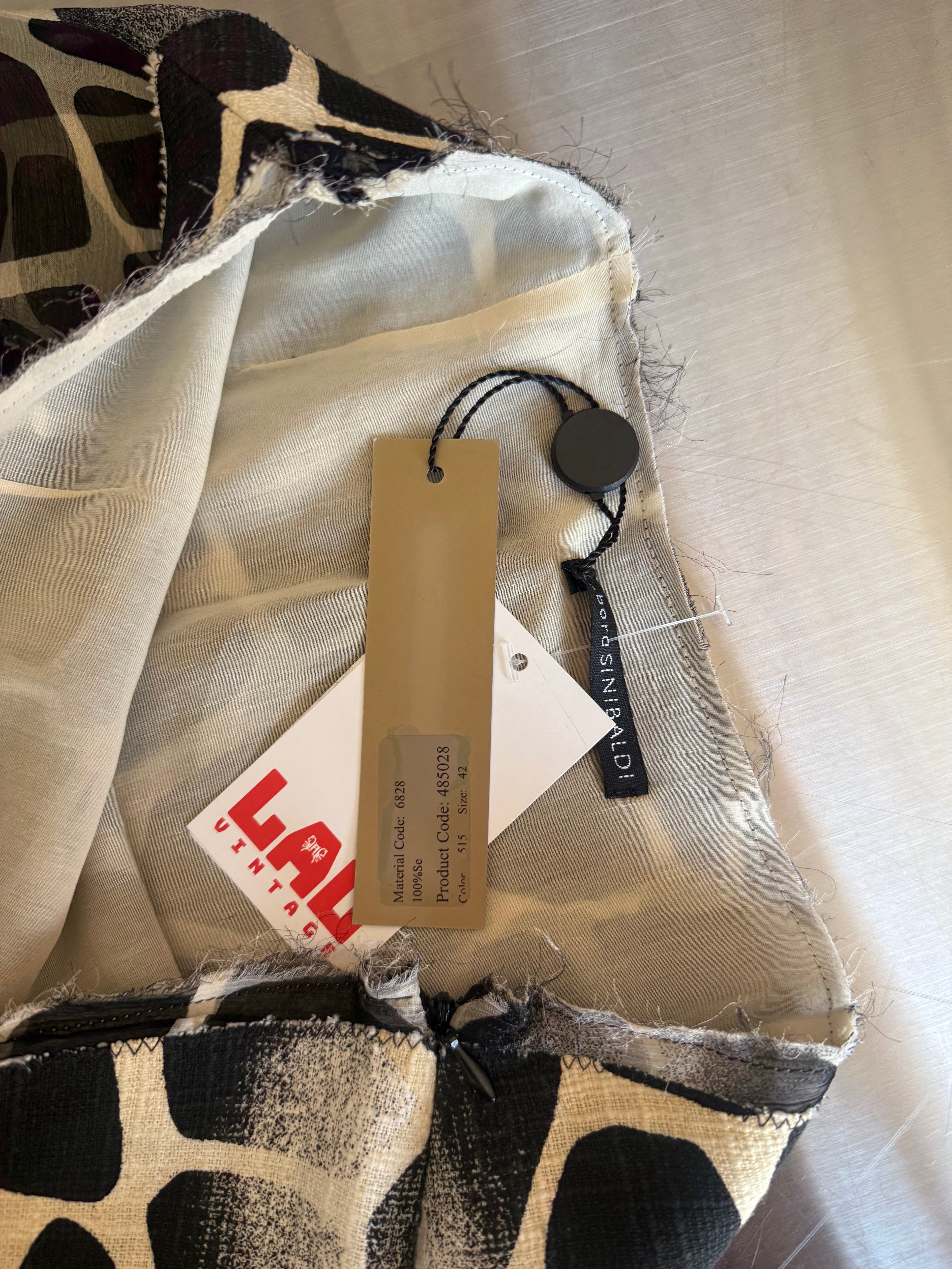 Italian Deadstock Silk Skirt