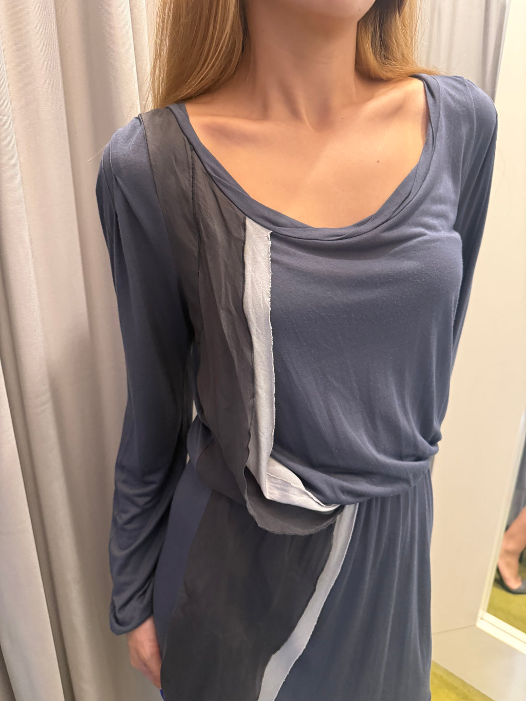 Pennyblack Long Sleeve Silk Blend Dress