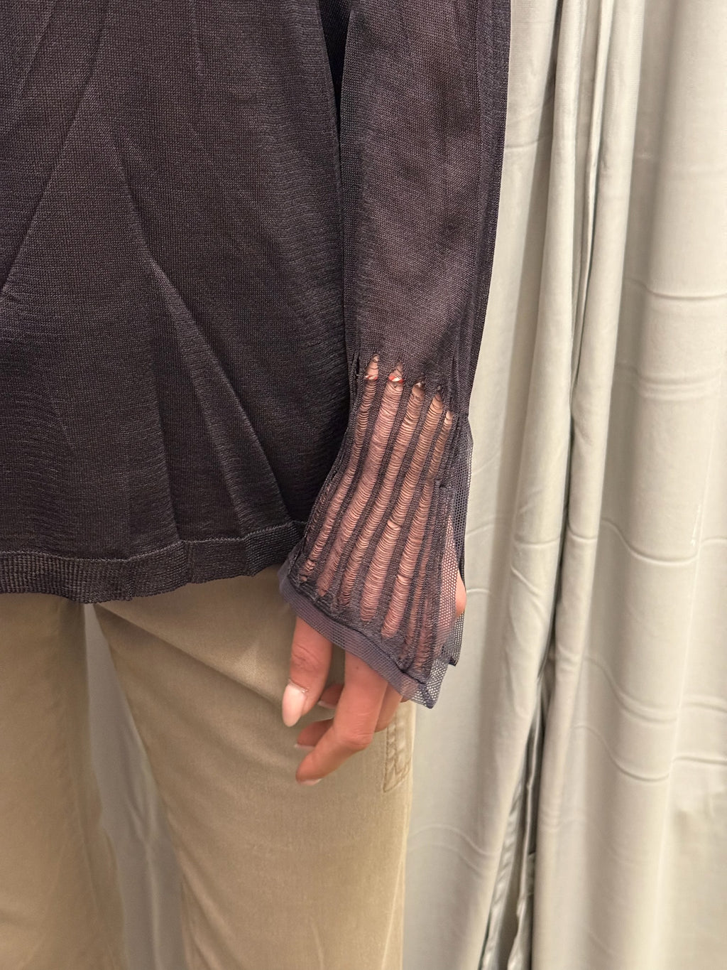 Yves Saint Laurent Mesh Top