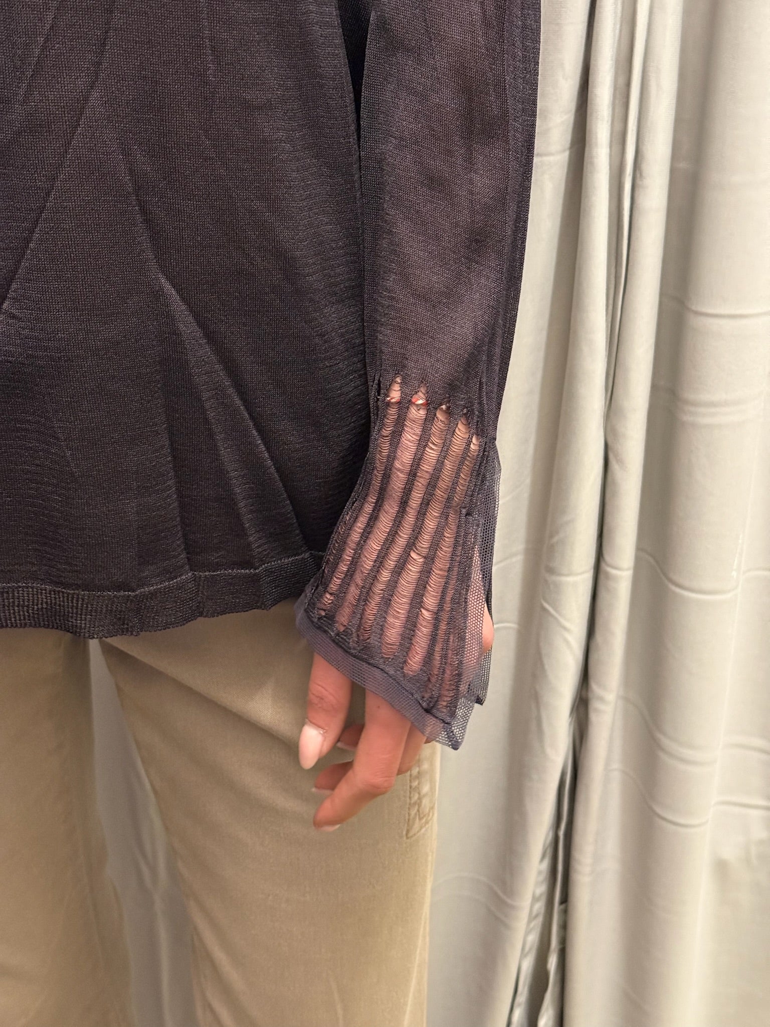 Yves Saint Laurent Mesh Top
