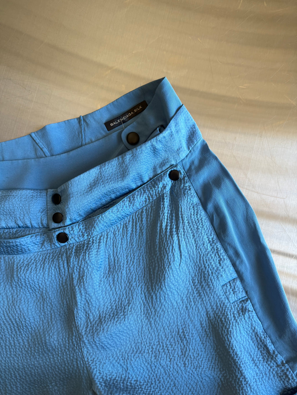 Vintage Nicholas Ghesquiere Era Balenciaga Silk Shorts