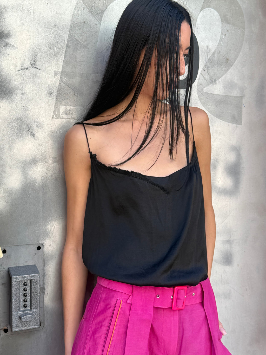 Balenciaga Le Dix Silk Top