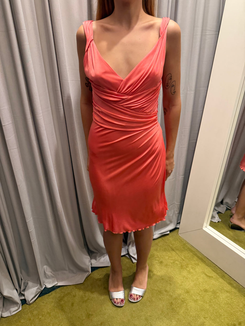 Versace Coral Pink Dress