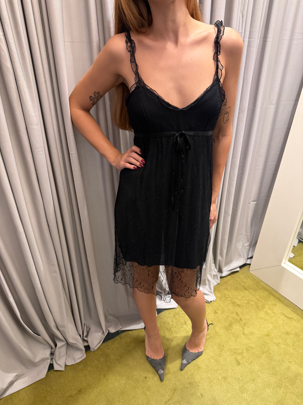 Atos Lombardini Black Dress