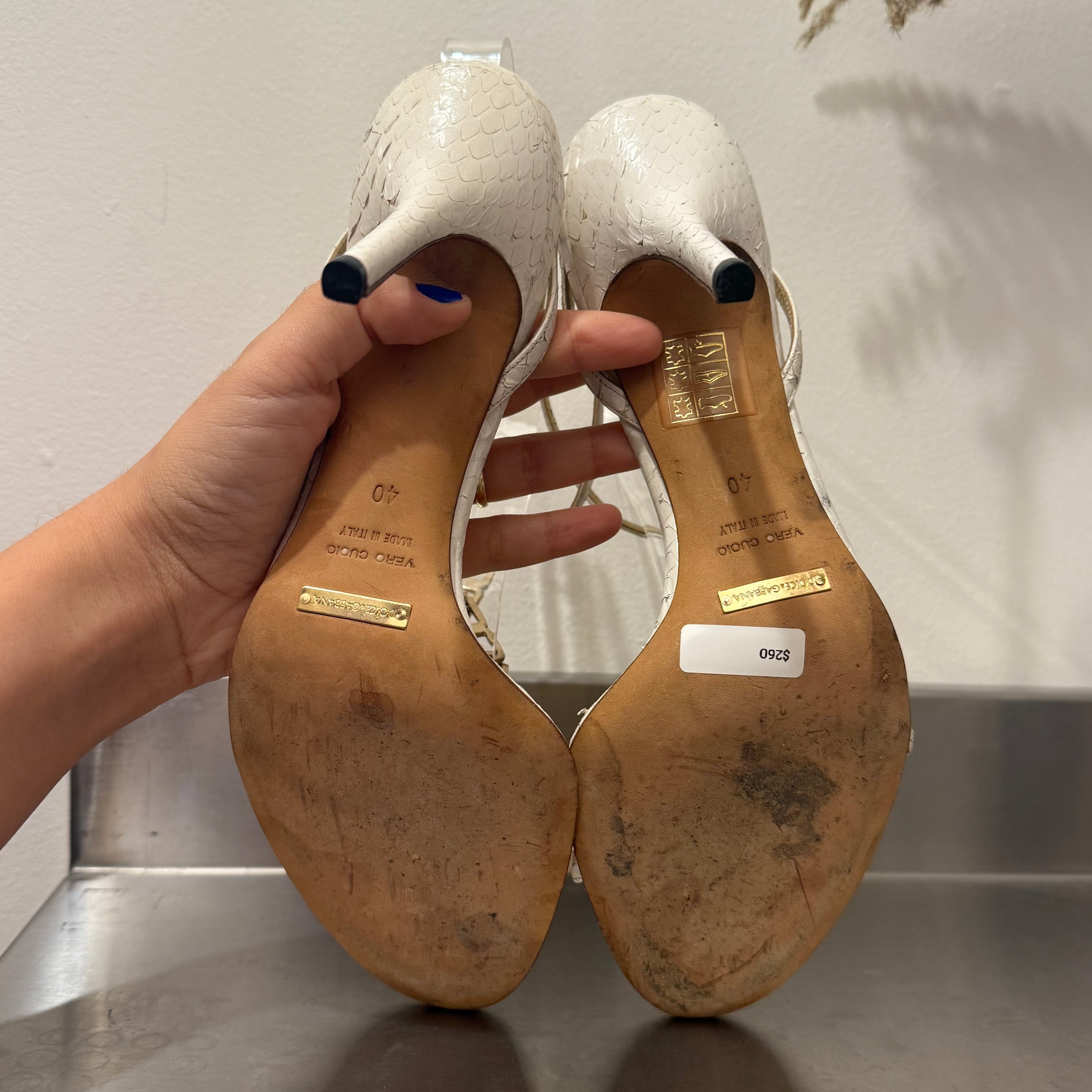 Dolce & Gabbana S/S 2003 Leather Sandals