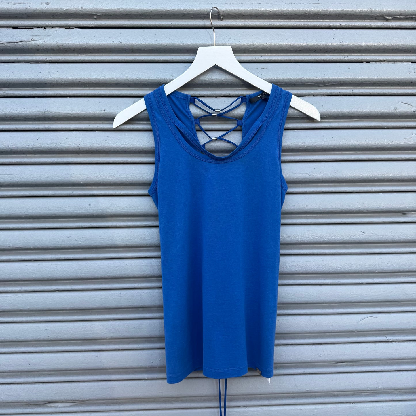 Gucci Lace Up Tank Top